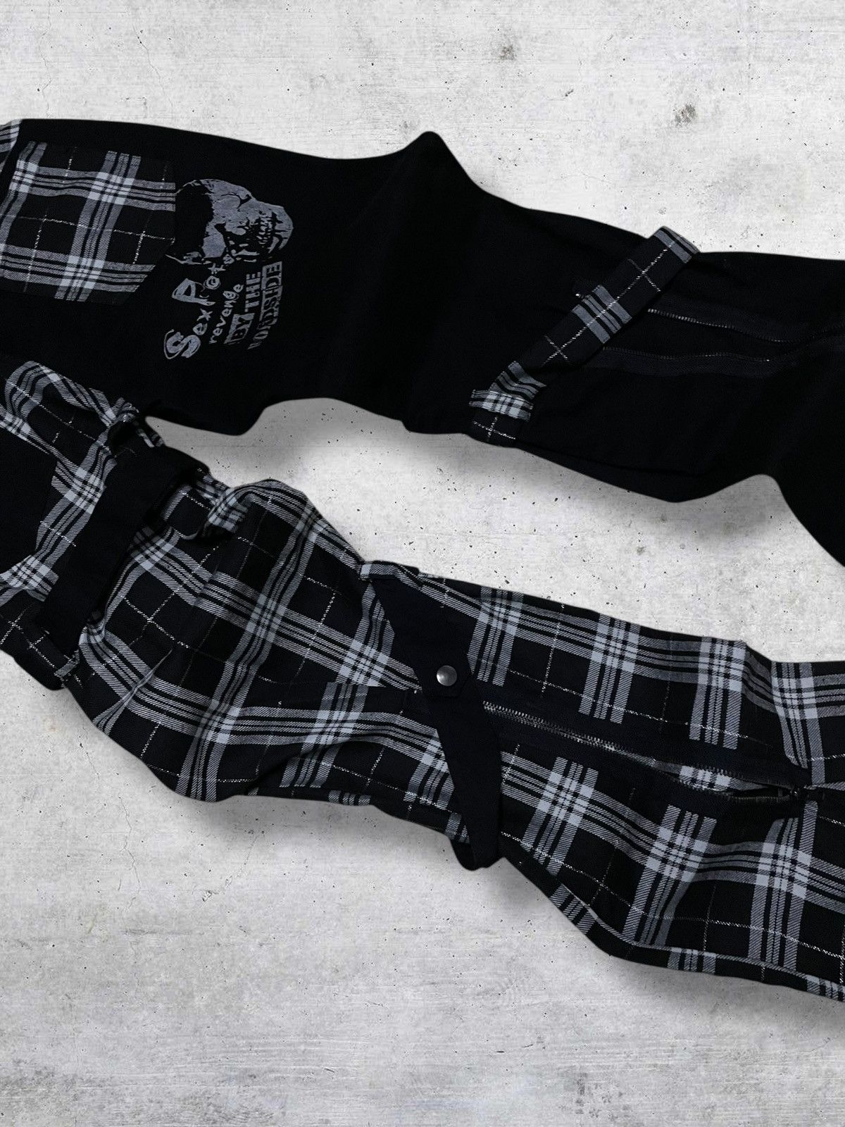 Hysteric Glamour VINTAGE SEX PORT JAPAN DESIGNER 90S BONDAGE PUNK DIVISION OG Size US 29 - 15 Thumbnail