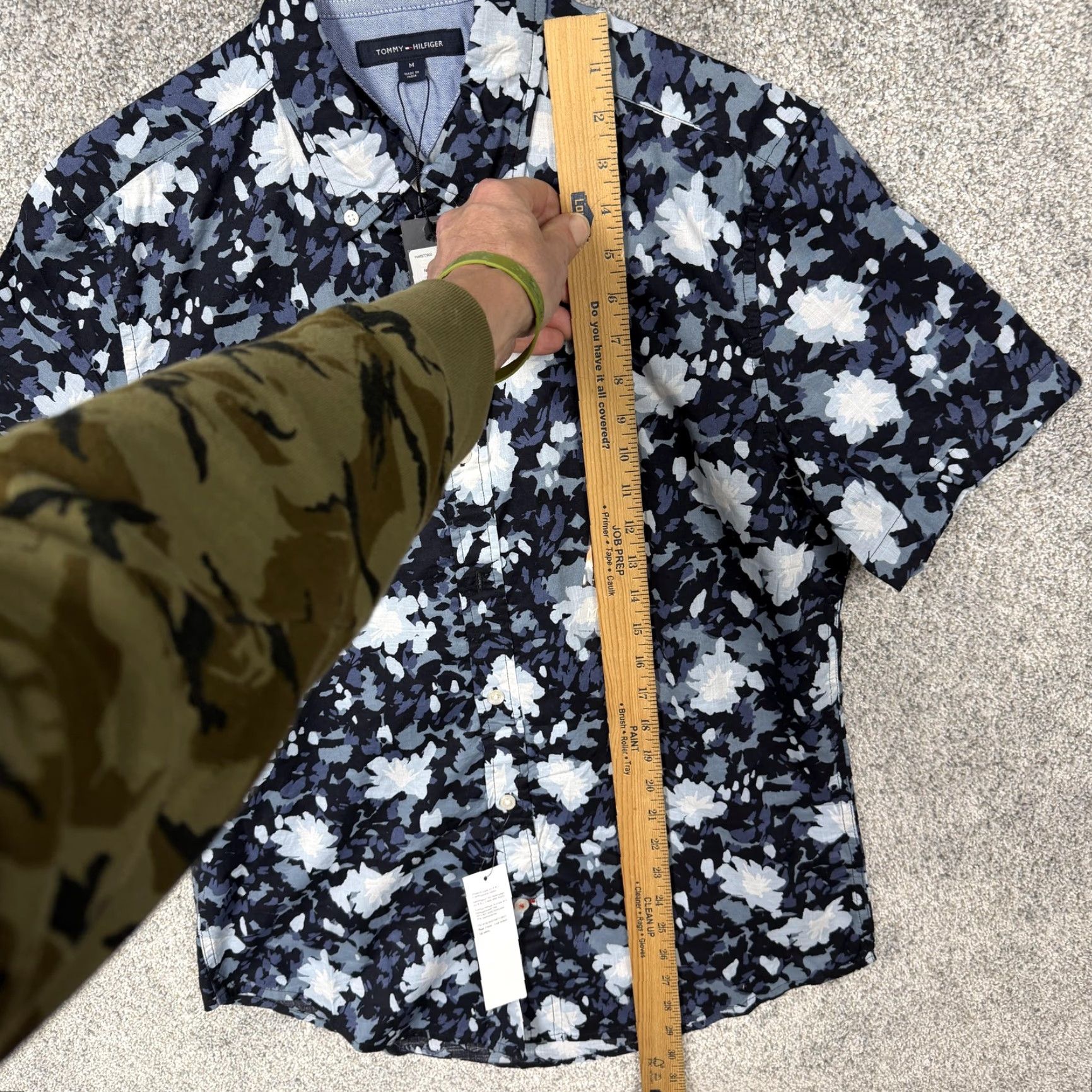 Tommy Hilfiger Tommy Hilfiger Button-Down Shirt Mens M Blue Floral Preppy Coastal Old Money NWT Size US M / EU 48-50 / 2 - 6 Thumbnail