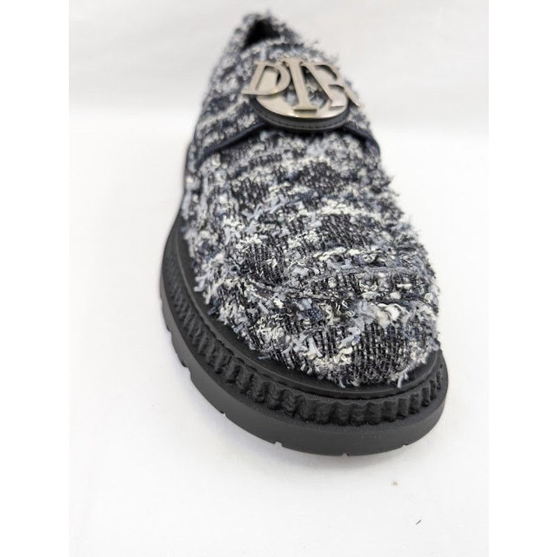 Dior o1rshd1 Buffalo Loafers Fabric in Navy Blue Size US 9 / EU 42 - 5 Thumbnail