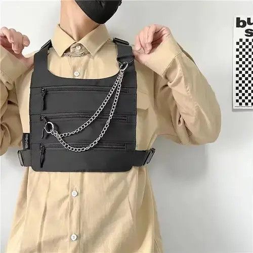 Homemade × Japanese Brand Bag Hip-hop Tactical Vest Bag Size ONE SIZE - 2 Thumbnail