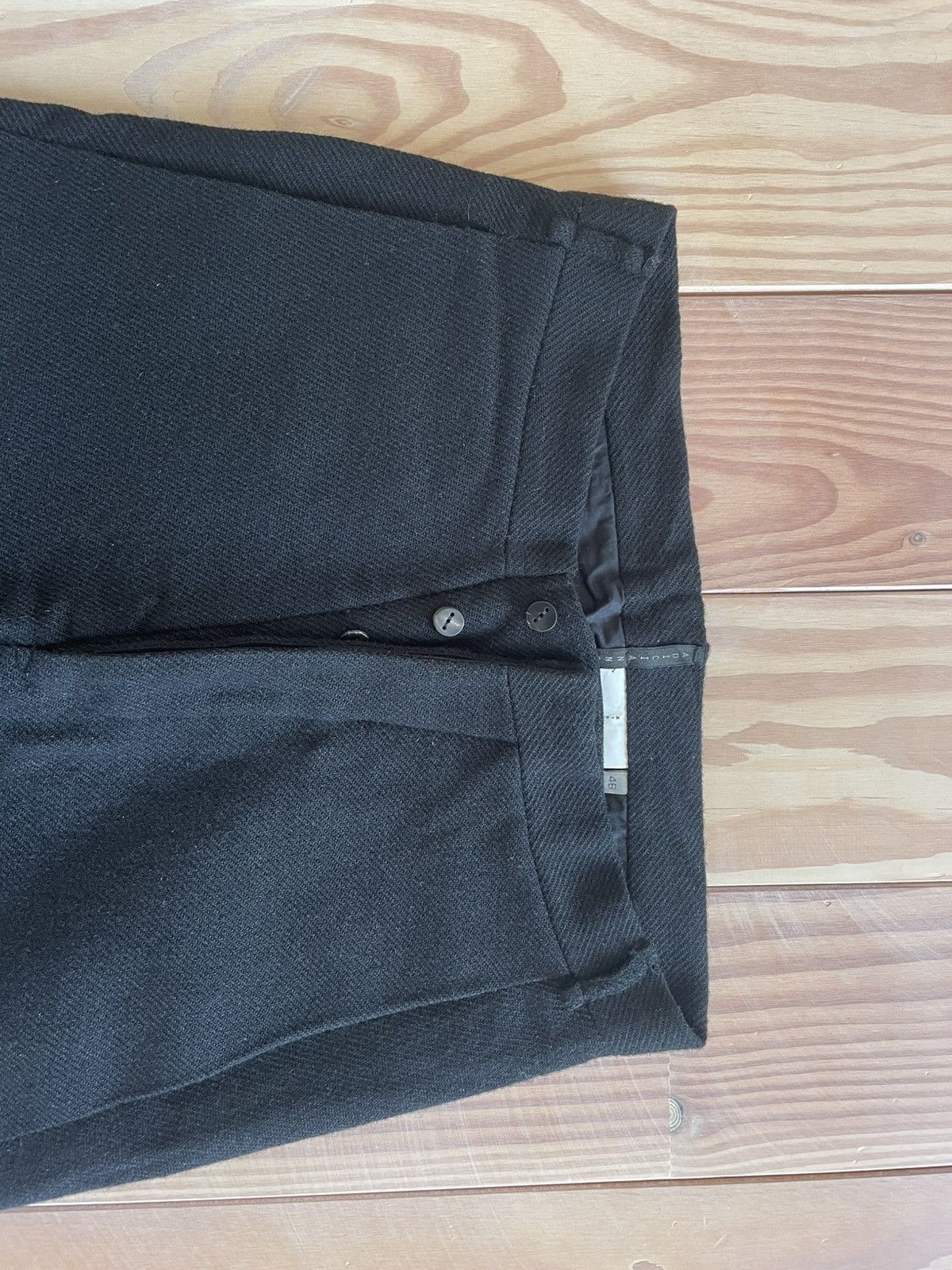 A1923 Black wool trousers Size US 30 / EU 46 - 3 Thumbnail