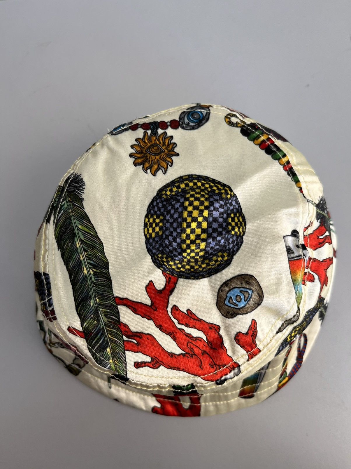 Bluemarble Bluemarble ss2023 printed viscose cotton bucket hat Size ONE SIZE - 5 Thumbnail