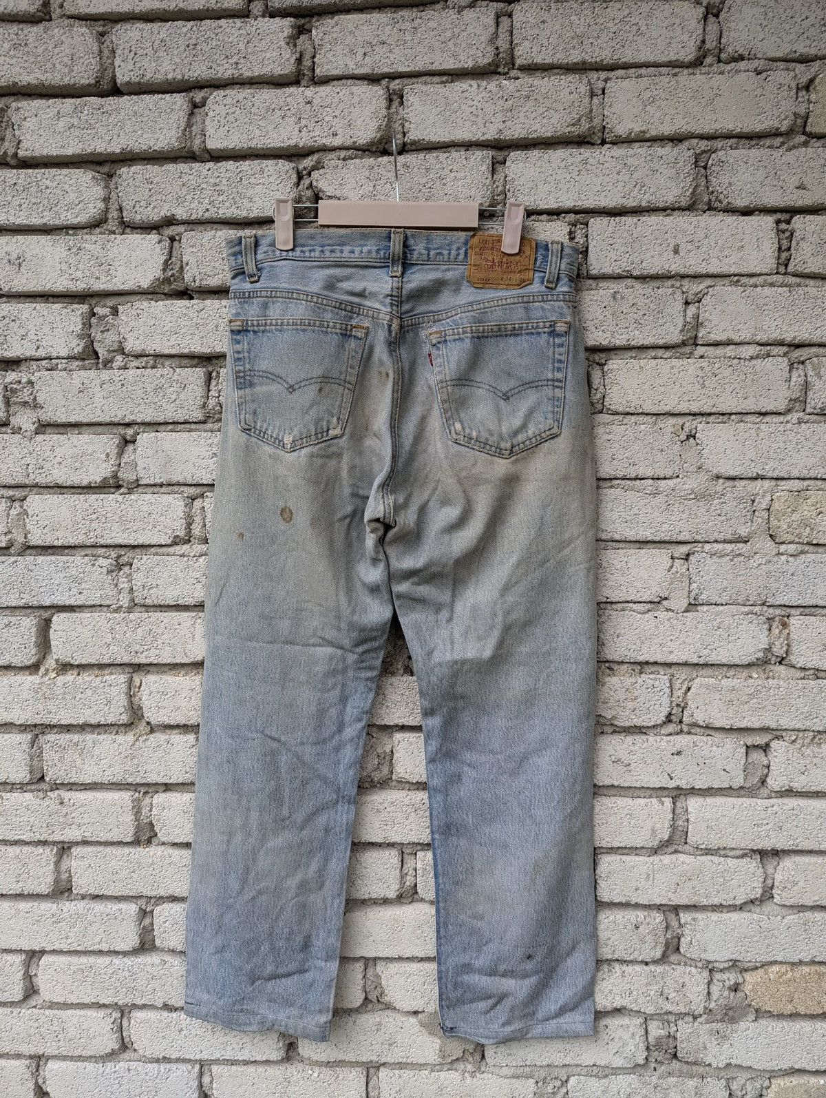 Levi's Vintage Levi’s 501xx Jeans Destress Sashiko Size US 34 / EU 50 - 2 Thumbnail