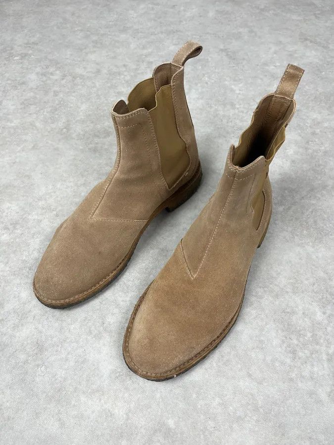 Bottega Veneta Bottega Veneta Beige Suede Leather Boots Size US 9 / EU 42 - 5 Thumbnail