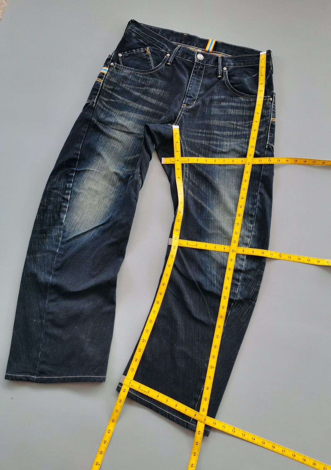 Edwin Loose Fit Edwin XV Function Bowleg Denim Jeans Size US 34 / EU 50 - 14 Thumbnail