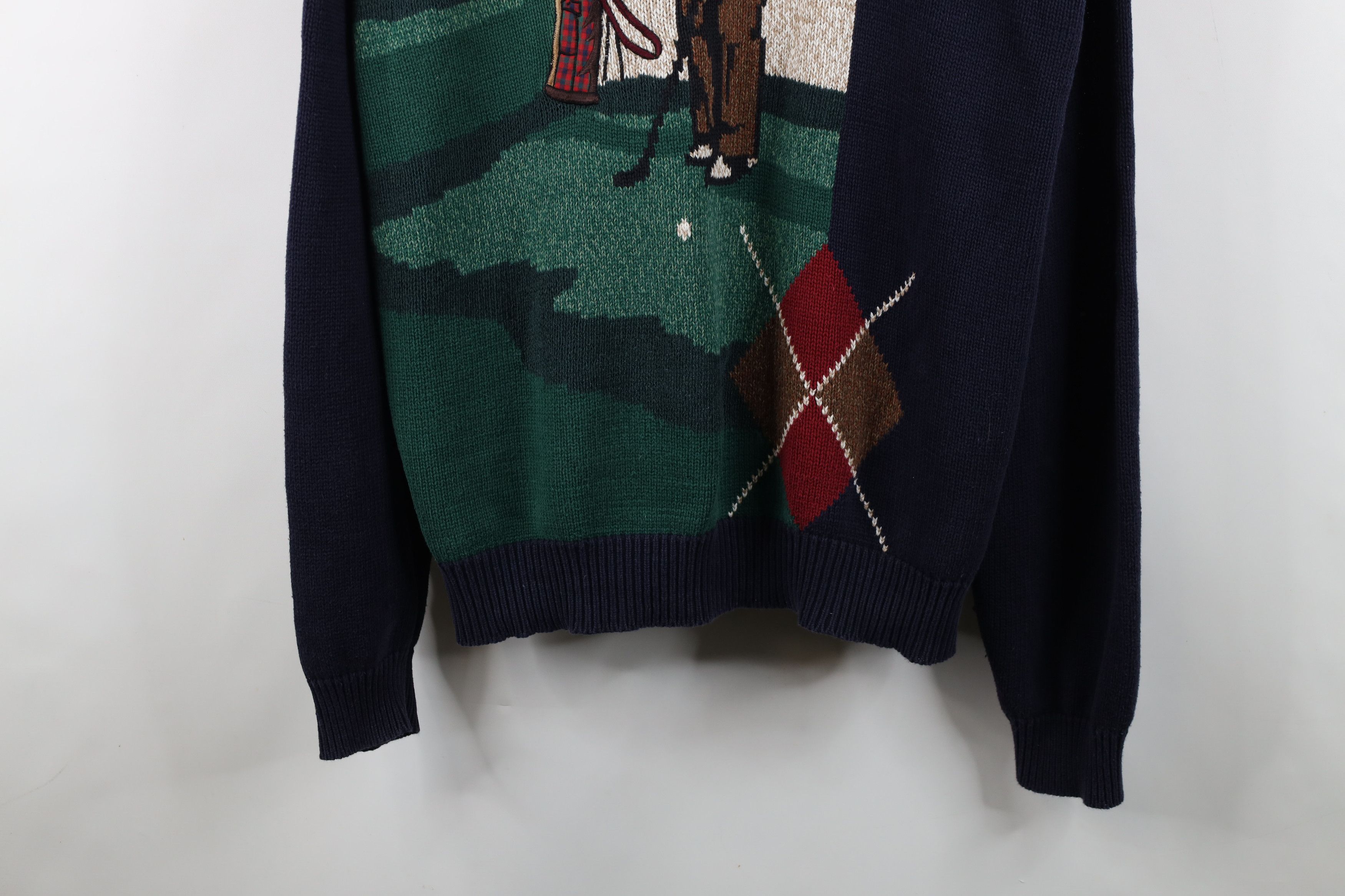 Vintage Vintage 90s Streetwear All Over Print Knit Crewneck Sweater Size US XXL / EU 58 / 5 - 3 Thumbnail