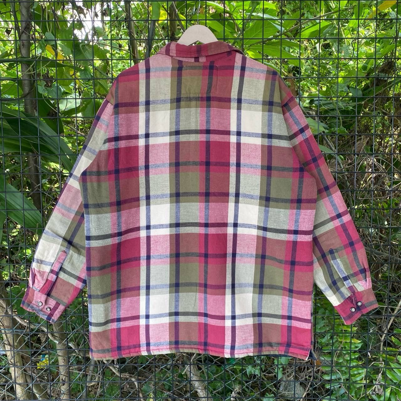 Japanese Brand × Vintage Vintage Checkered Multicolour Flannel Jacket Size US XL / EU 56 / 4 - 7 Thumbnail