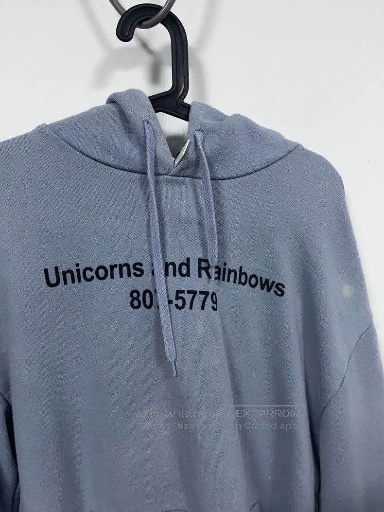 Vetements Vetements Haze Blue Unicorn Hoodie (Size XS) Size US XS / EU 42 / 0 - 4 Thumbnail