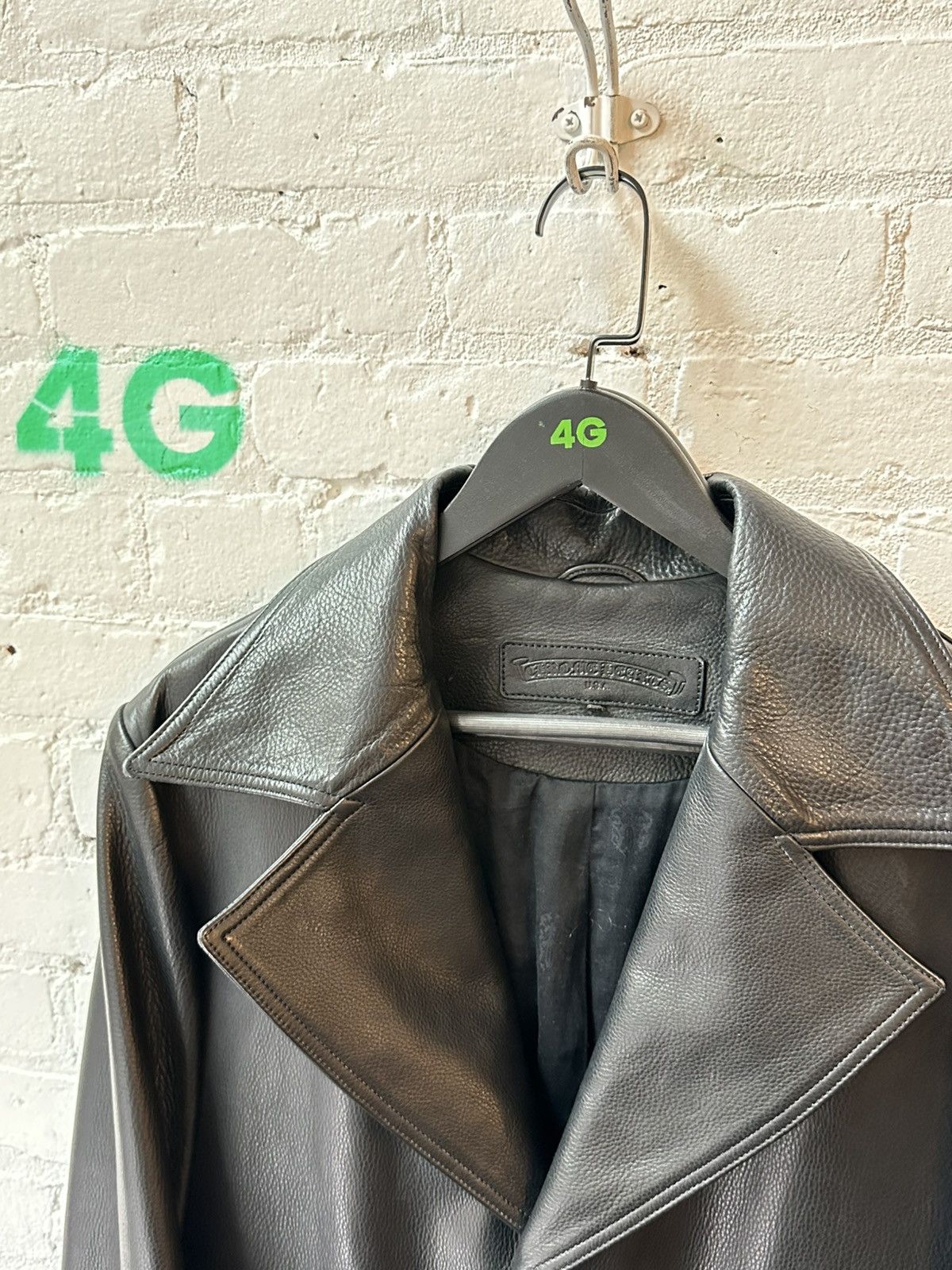 Chrome Hearts CHROME HEARTS LEATHER TRENCH COAT Size US L / EU 52-54 / 3 - 4 Thumbnail