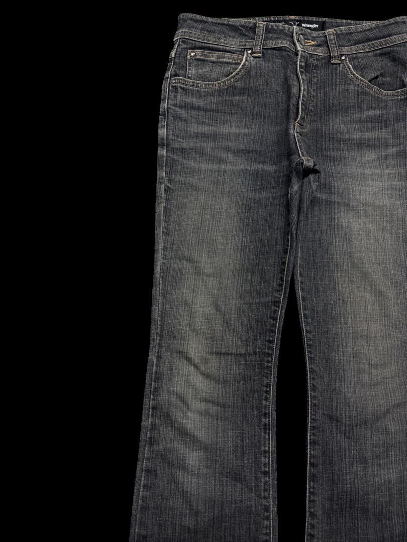 Tornado Mart FLARED 90’s Style Wrangler Buffalo Mudwash Western Jeans Size US 27 - 4 Thumbnail