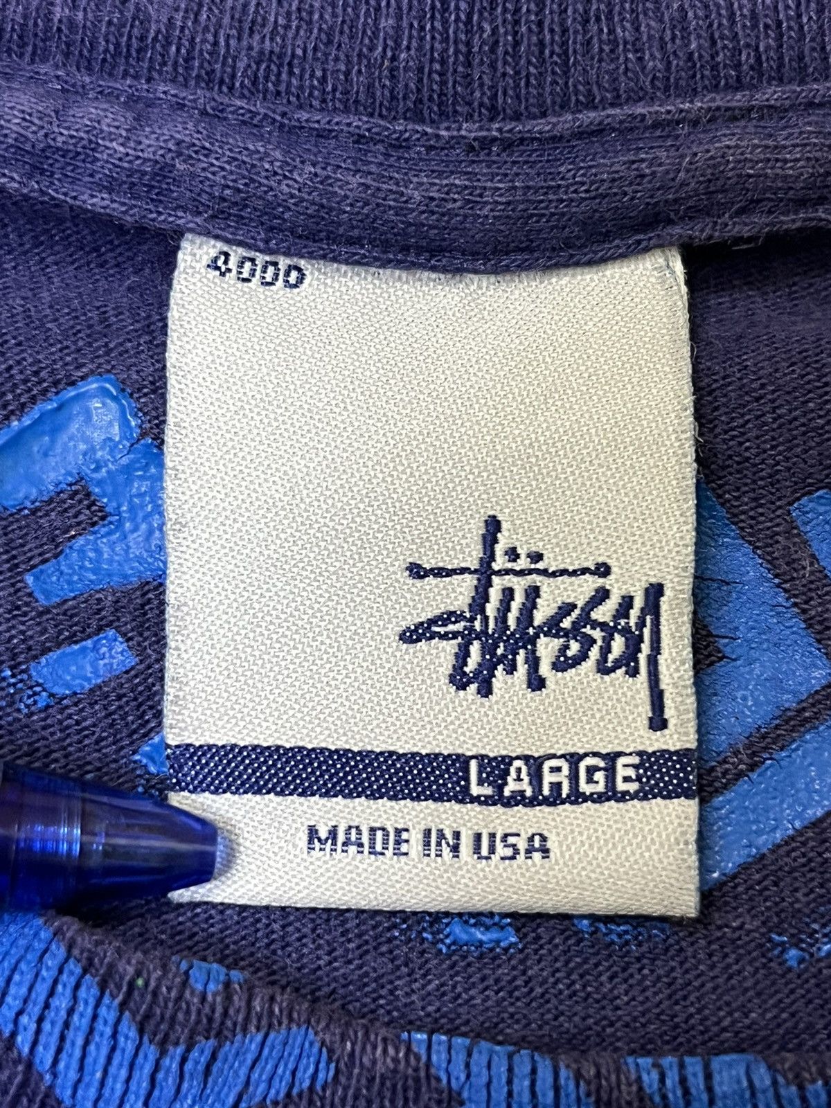 Stussy SUNFADED💥VINTAGE Y2K STUSSY FULL PRINT FADED TEE SHIRT Size US L / EU 52-54 / 3 - 9 Thumbnail