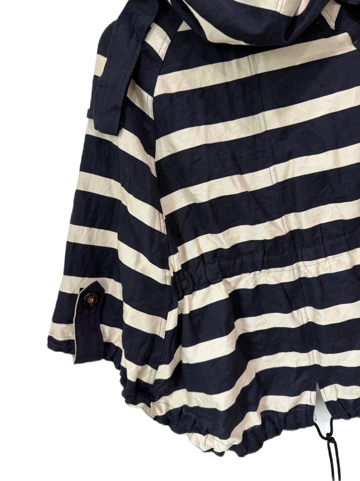 Le Grande Bleu (L.G.B.) Maitresse Stripe Poncho Size M / US 6-8 / IT 42-44 - 4 Thumbnail