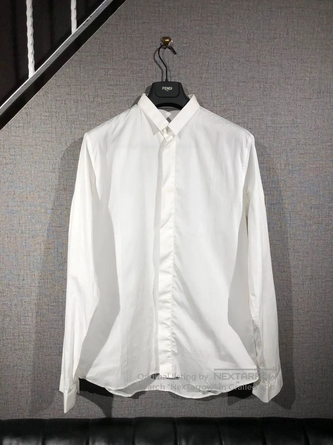 Dior Men's Long Sleeve White Shirt.