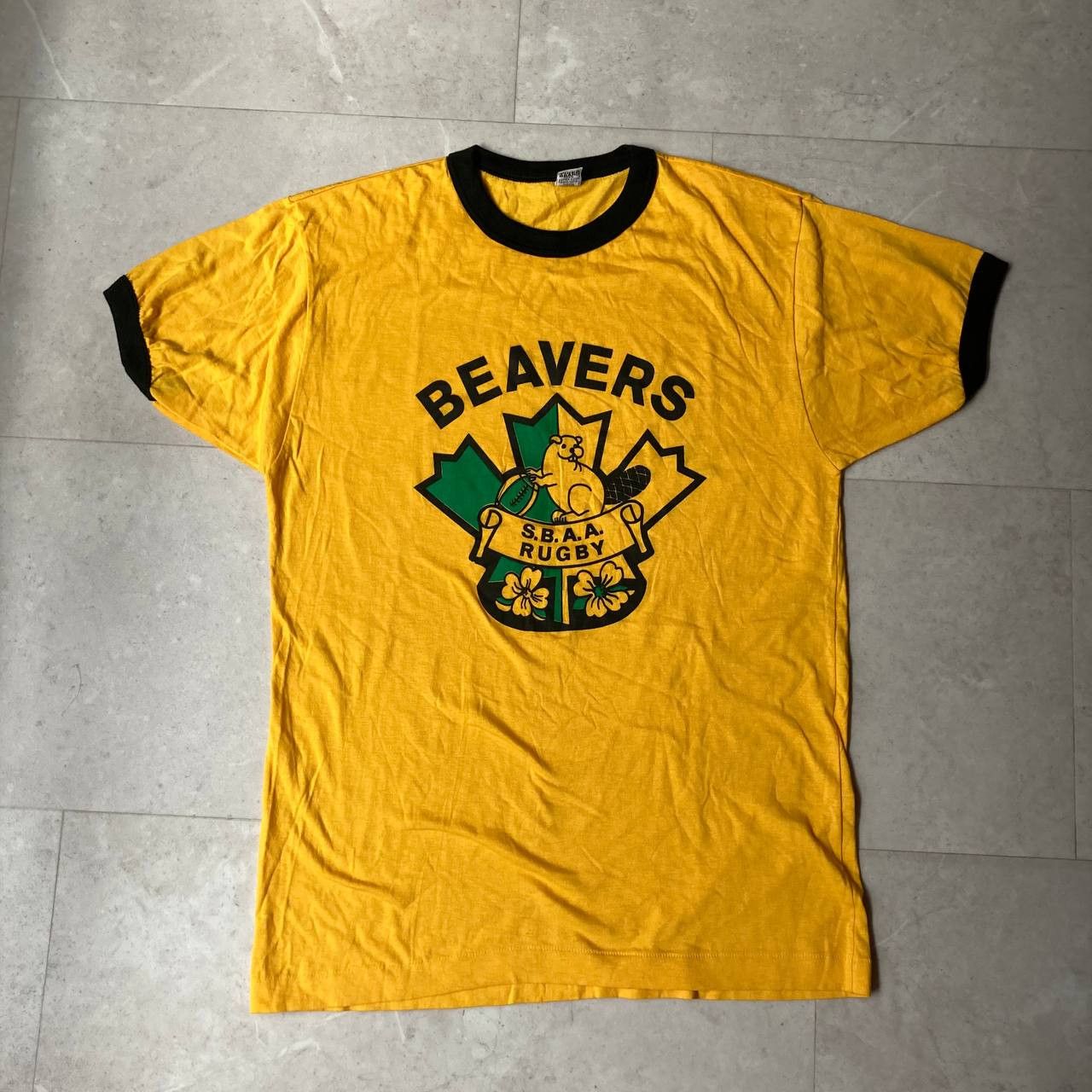 Vintage Vintage Surrey Beavers Rugby Club Canada Tee Size US XL / EU 56 / 4 - 1 Thumbnail