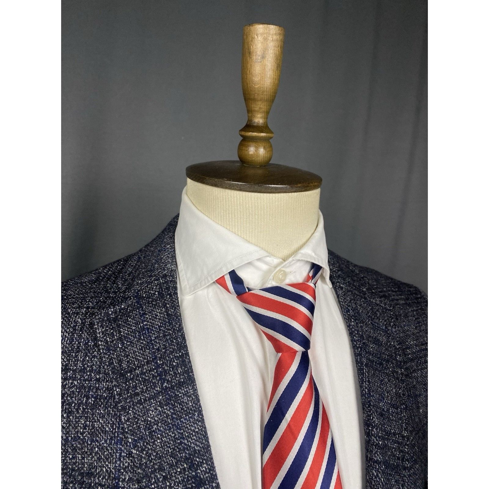 Etro Etro New Jersey Men's Gray Alpaca Wool Checked Blazer Jacket Size 44R - 6 Thumbnail