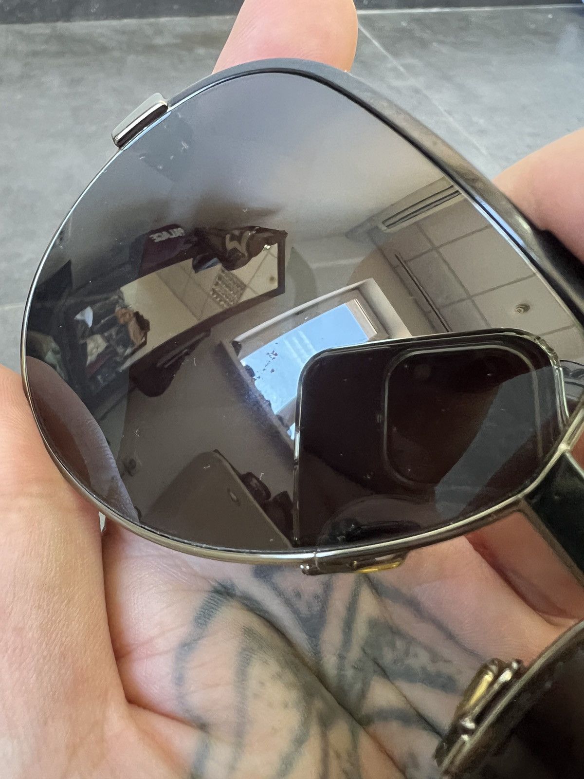 Dior Hedi Slimane Dior Homme aviator style 2009 Forerunner Size ONE SIZE - 17 Thumbnail