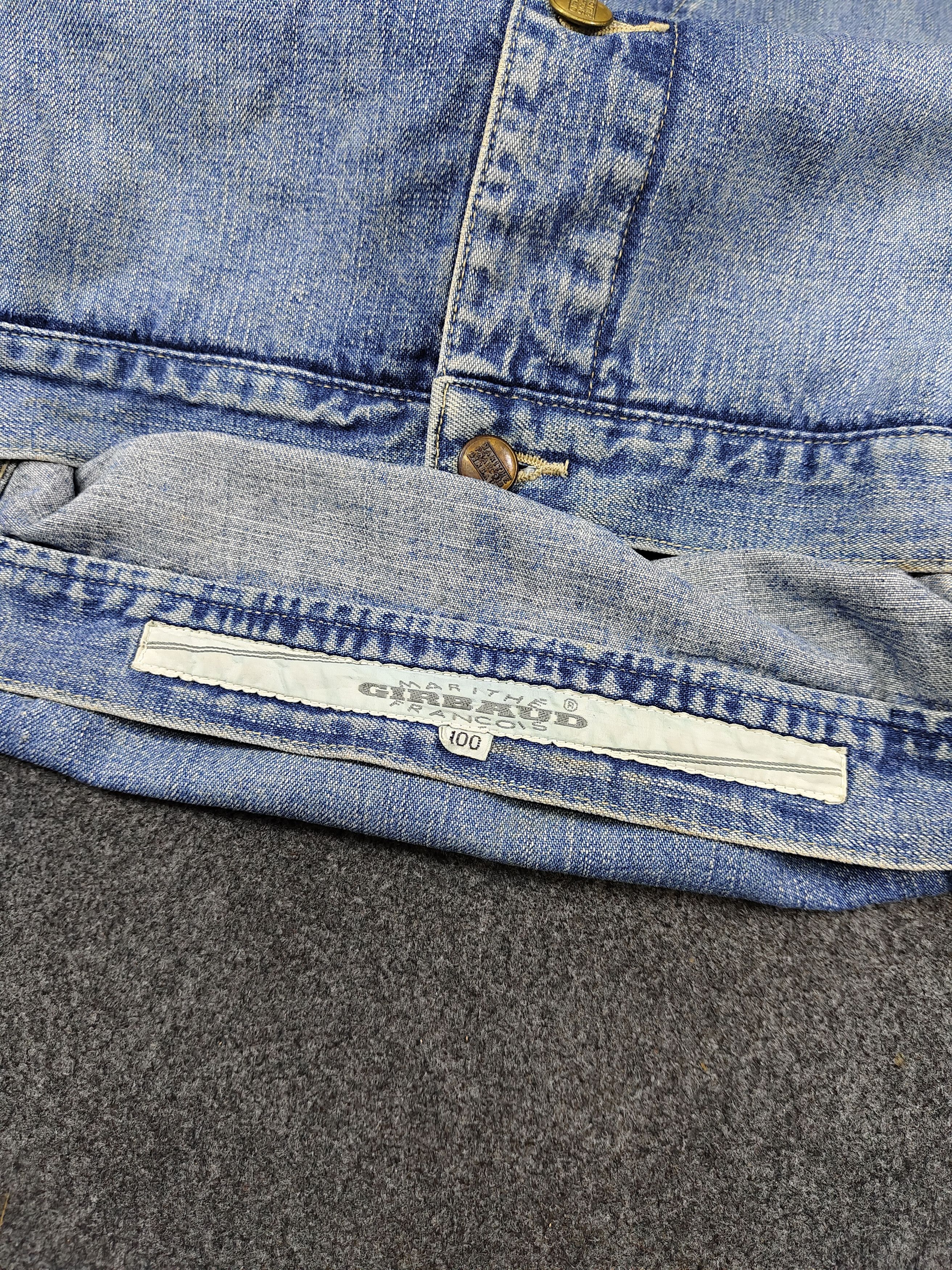 Marithe + Francois Girbaud 90s MFG🔥Stone Washed Y2K Oversize Denim Jacket Size US L / EU 52-54 / 3 - 9 Thumbnail