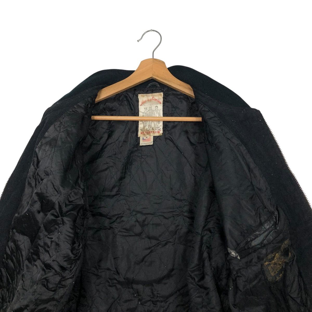 Avirex 🔥VINTAGE AVIREX AMERICA BOMBER VARSITY LEATHER JACKET Size US M / EU 48-50 / 2 - 16 Thumbnail