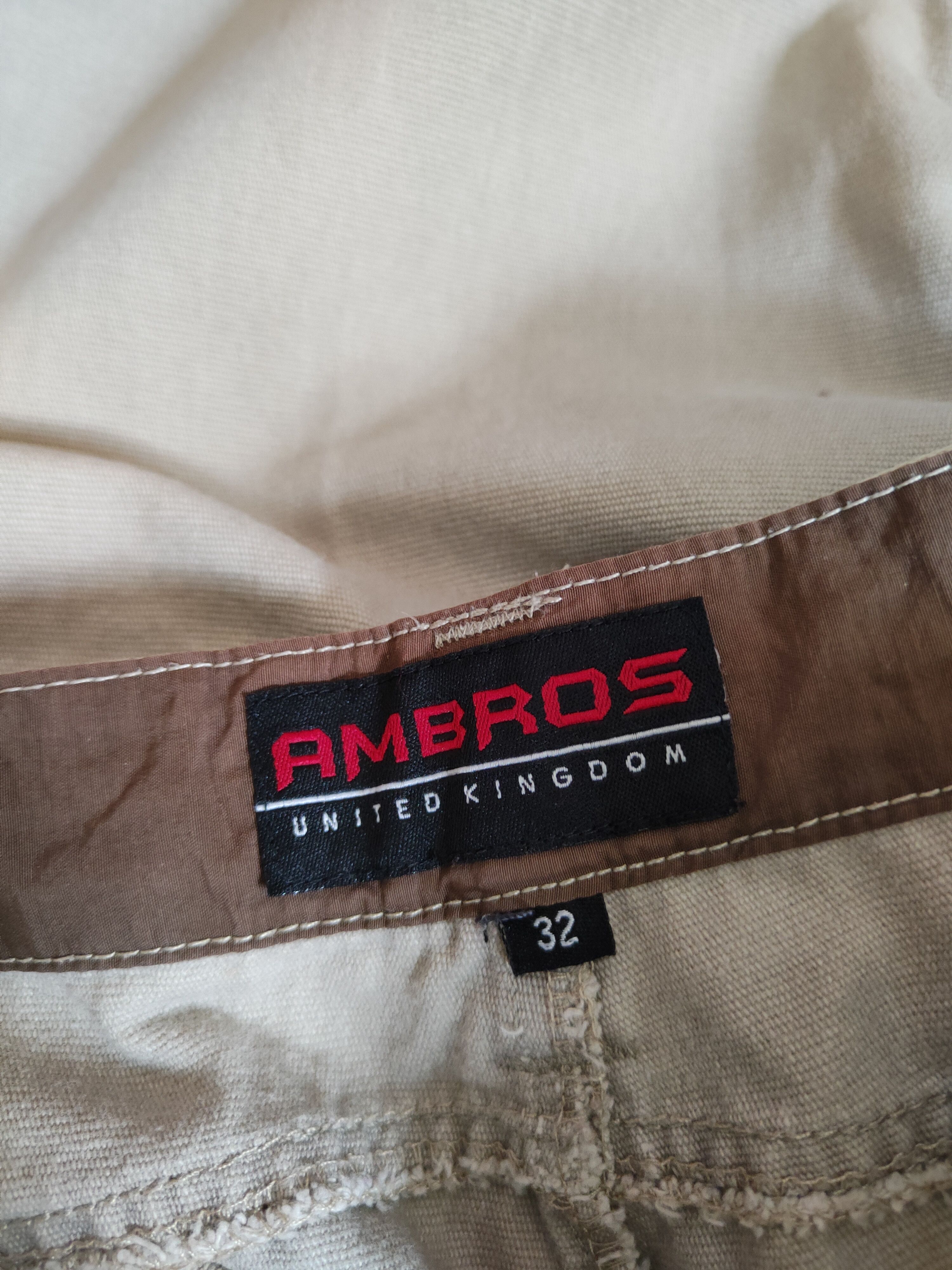Japanese Brand Ambros Beige Multipocket Tactical Cargo Pants #1518 Size US 31 - 16 Thumbnail