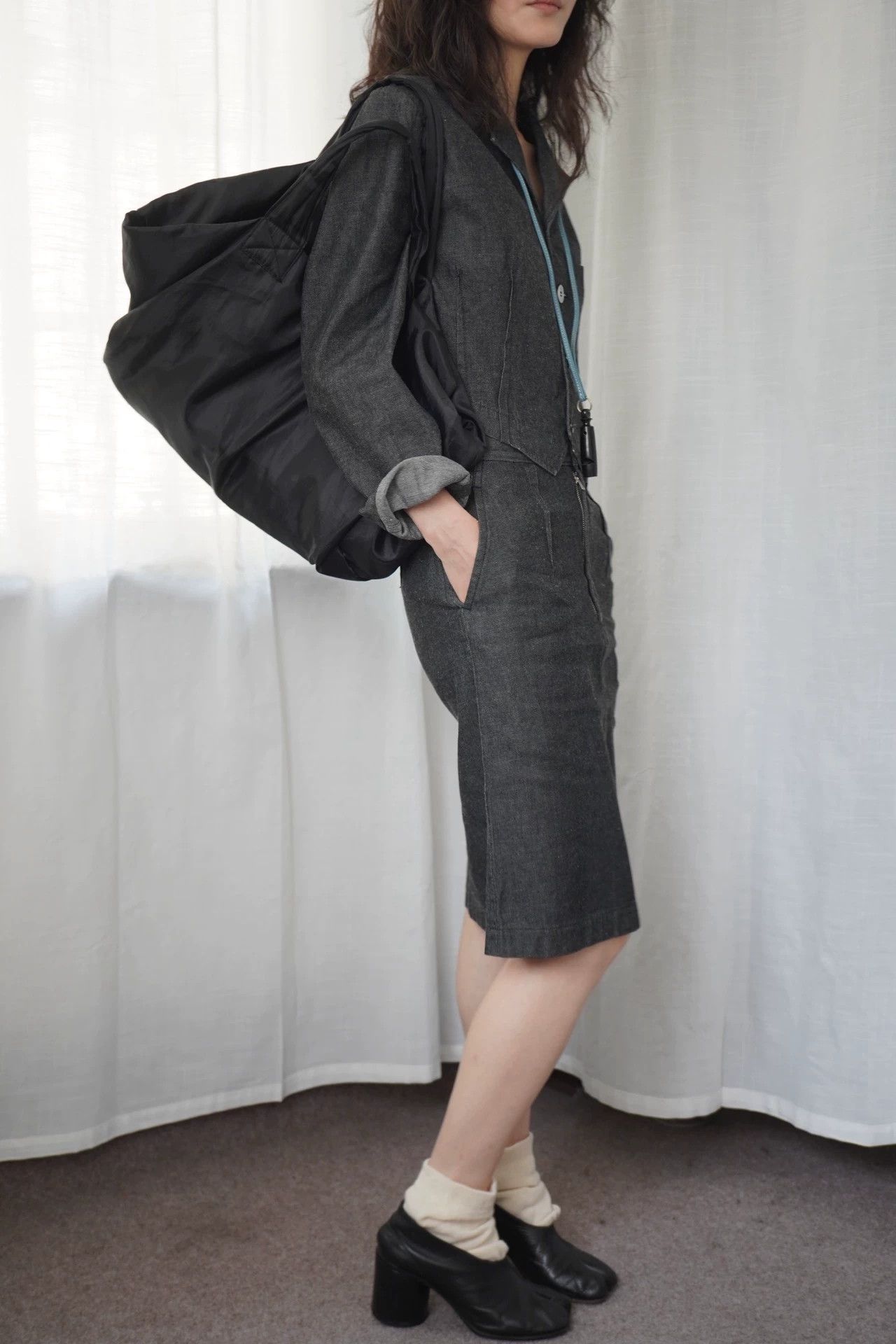 Comme des Garcons COMME des GARÇONS 1991SS Tricot Denim Tailored Set SM Size S / US 4 / IT 40 - 5 Thumbnail