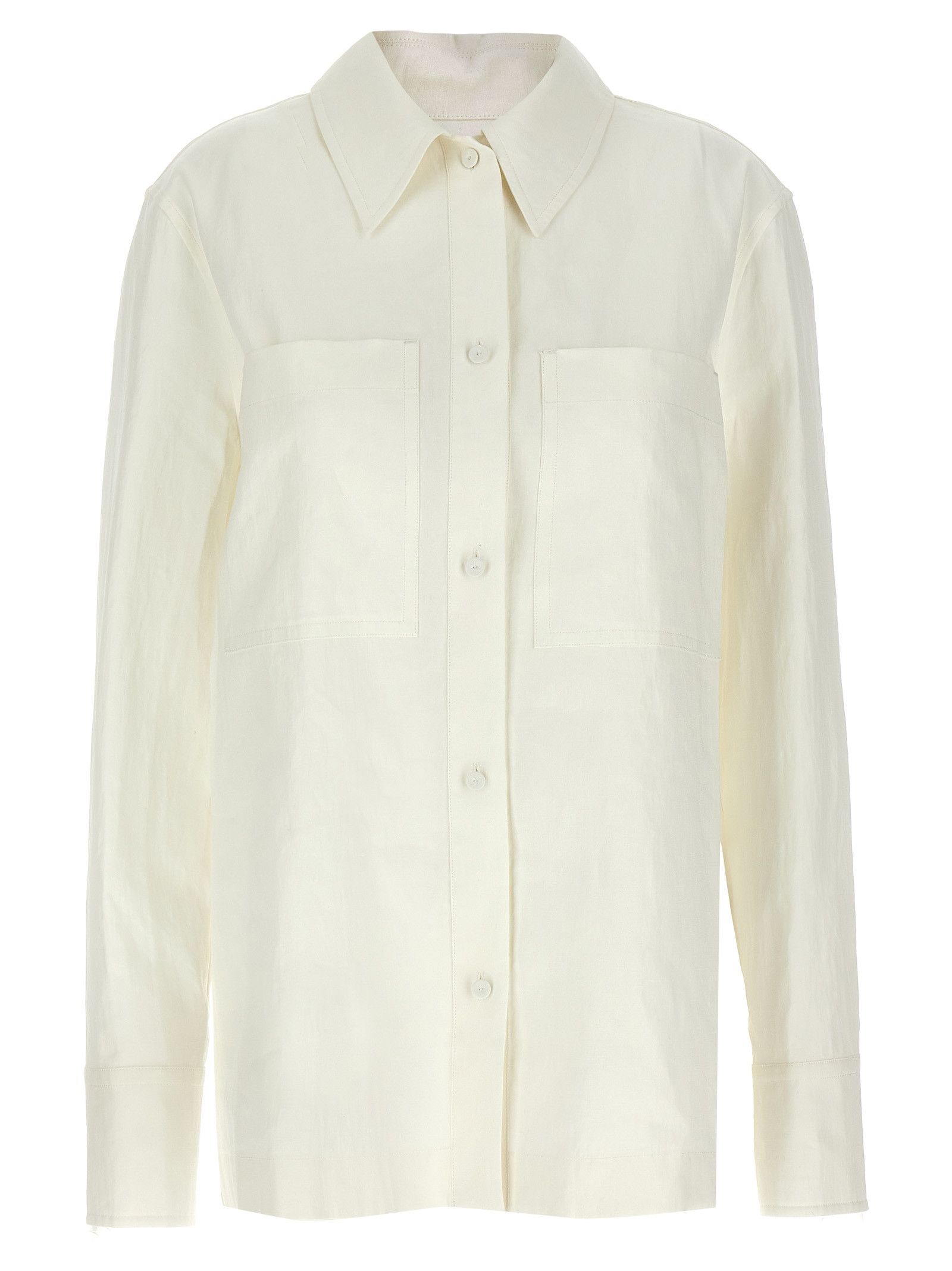 Jil Sander Linen Shirt Size S / US 4 / IT 40 - 1 Thumbnail