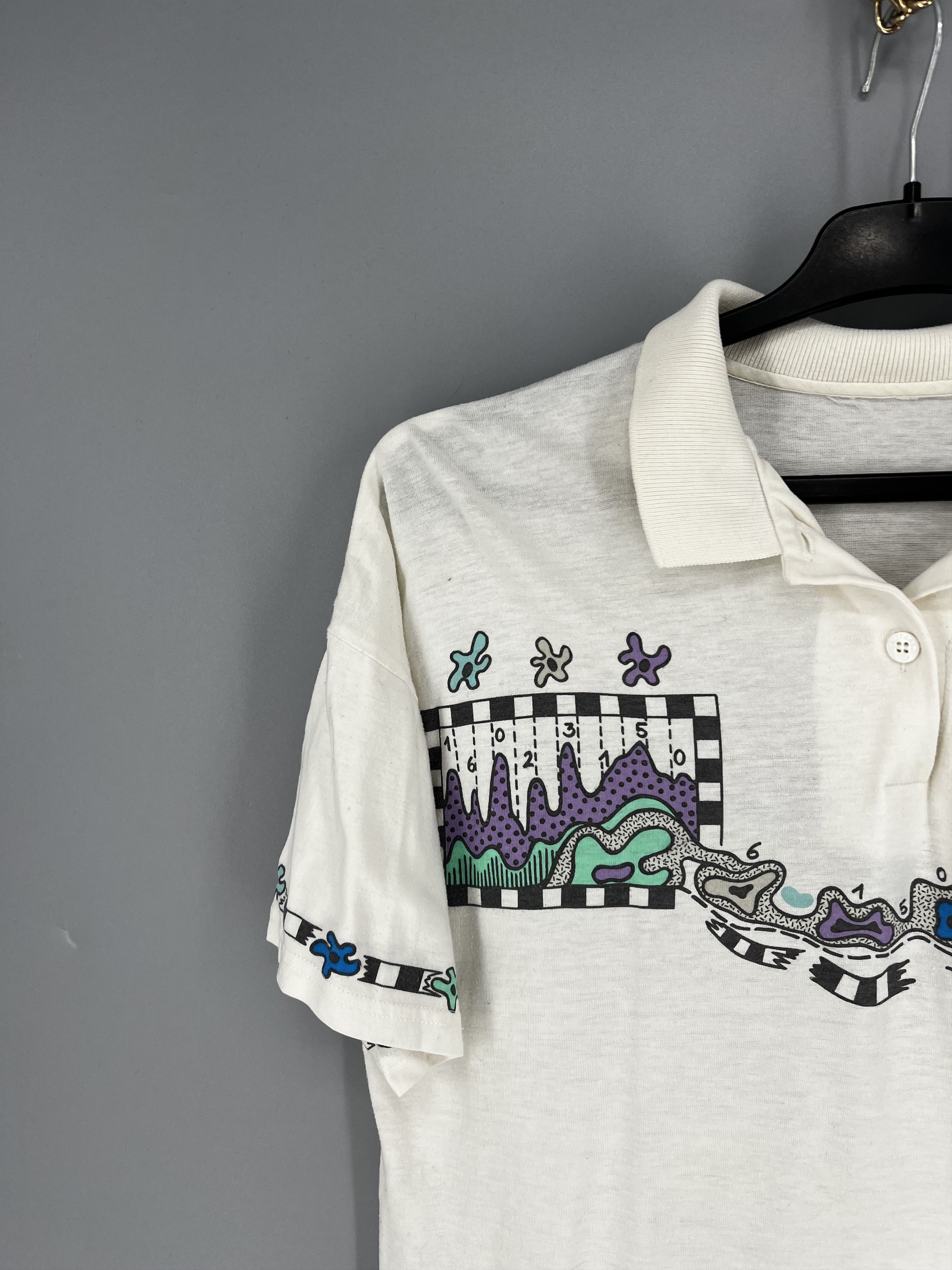 Adidas VTG Adidas Steffi Graf floral film logo flower Andre Agassi Size US S / EU 44-46 / 1 - 9 Thumbnail