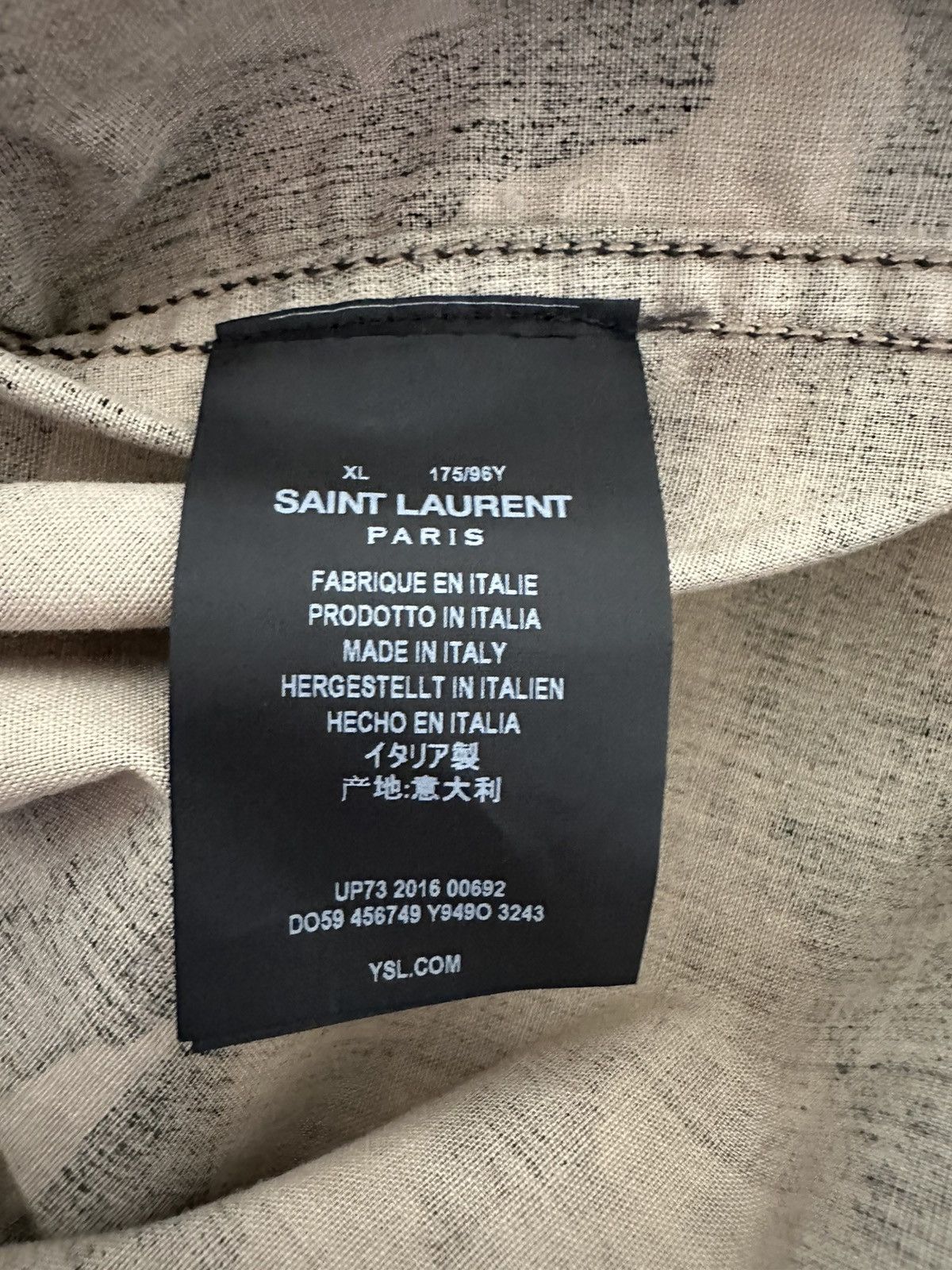 Saint Laurent Paris $2189 Saint Laurent camo star hoodie jacket XL grail Size US XL / EU 56 / 4 - 17 Thumbnail