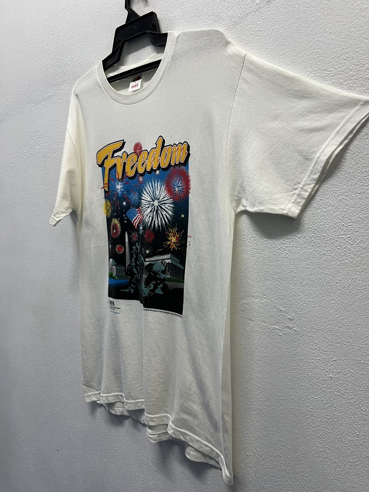 Fruit Of The Loom × Vintage VINTAGE FREEDOM NFB NATIONAL FEDERATION OF THE BLIND SHIRT Size US M / EU 48-50 / 2 - 6 Thumbnail