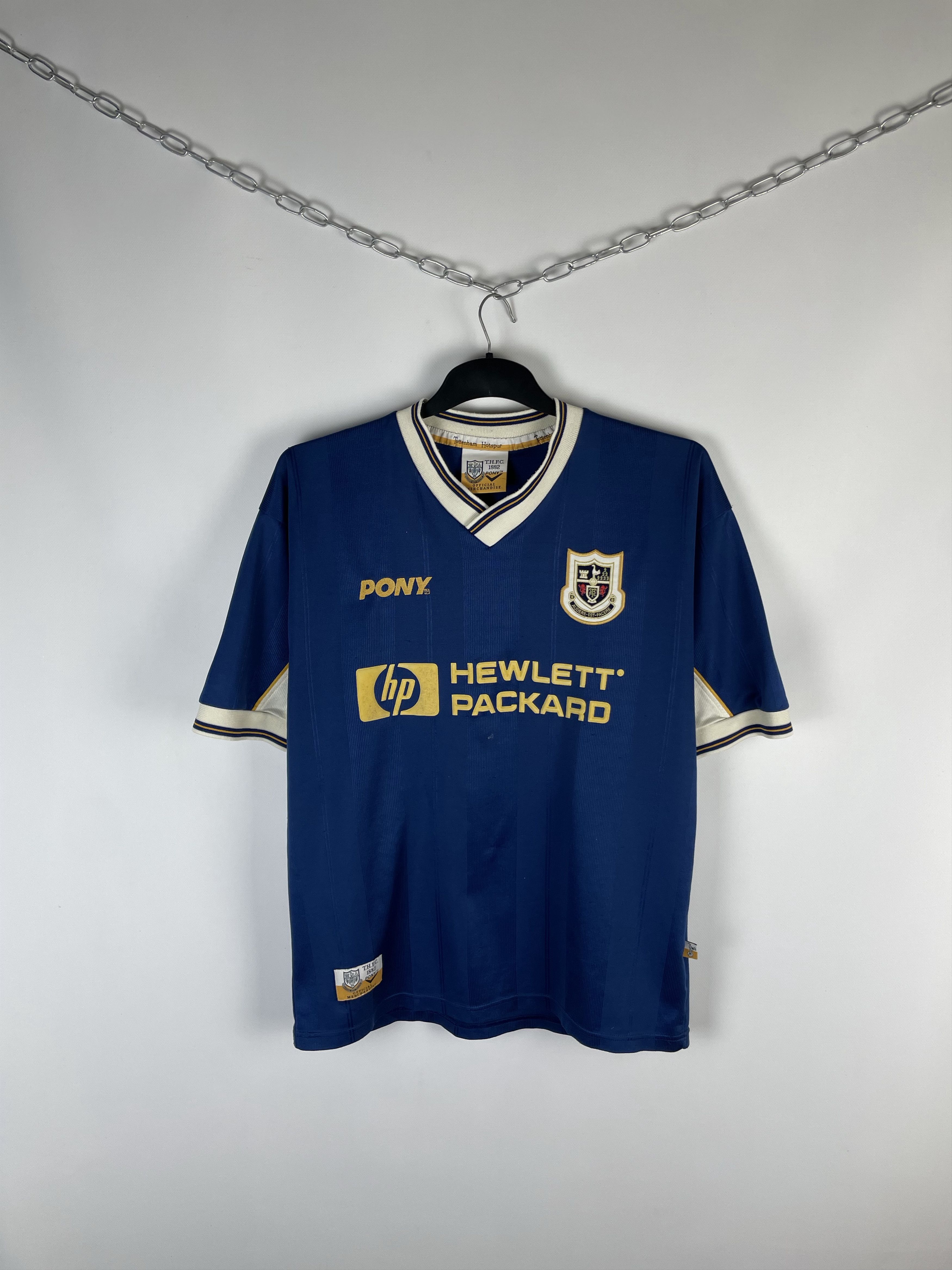 PONY Vintage Tottenham Hotspur 1997-98 Away T-shirt Jersey Size US M / EU 48-50 / 2 - 1 Thumbnail