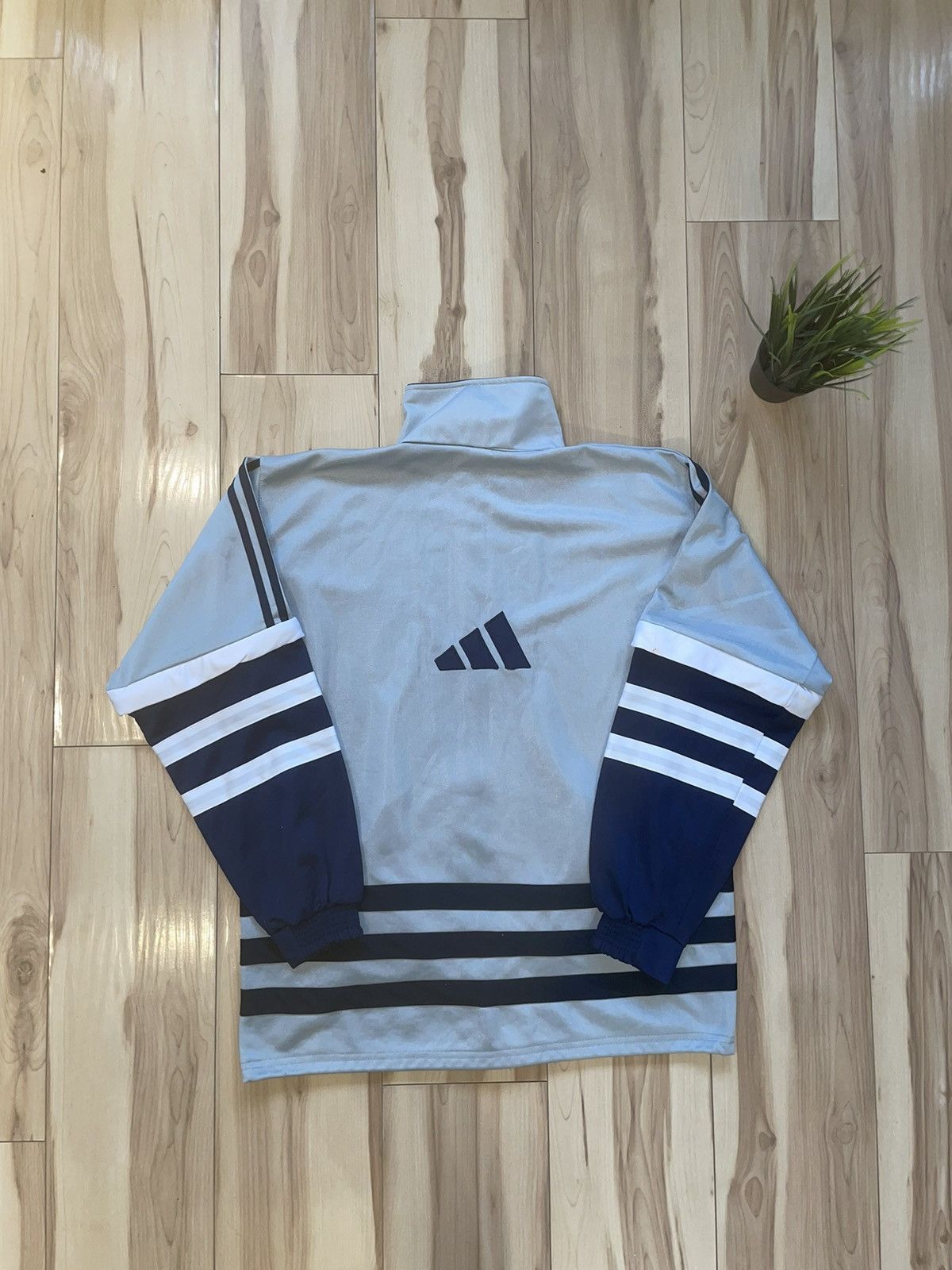 Adidas × Vintage Zip Sweatshirt Adidas Vintage 90s Size US XL / EU 56 / 4 - 3 Thumbnail