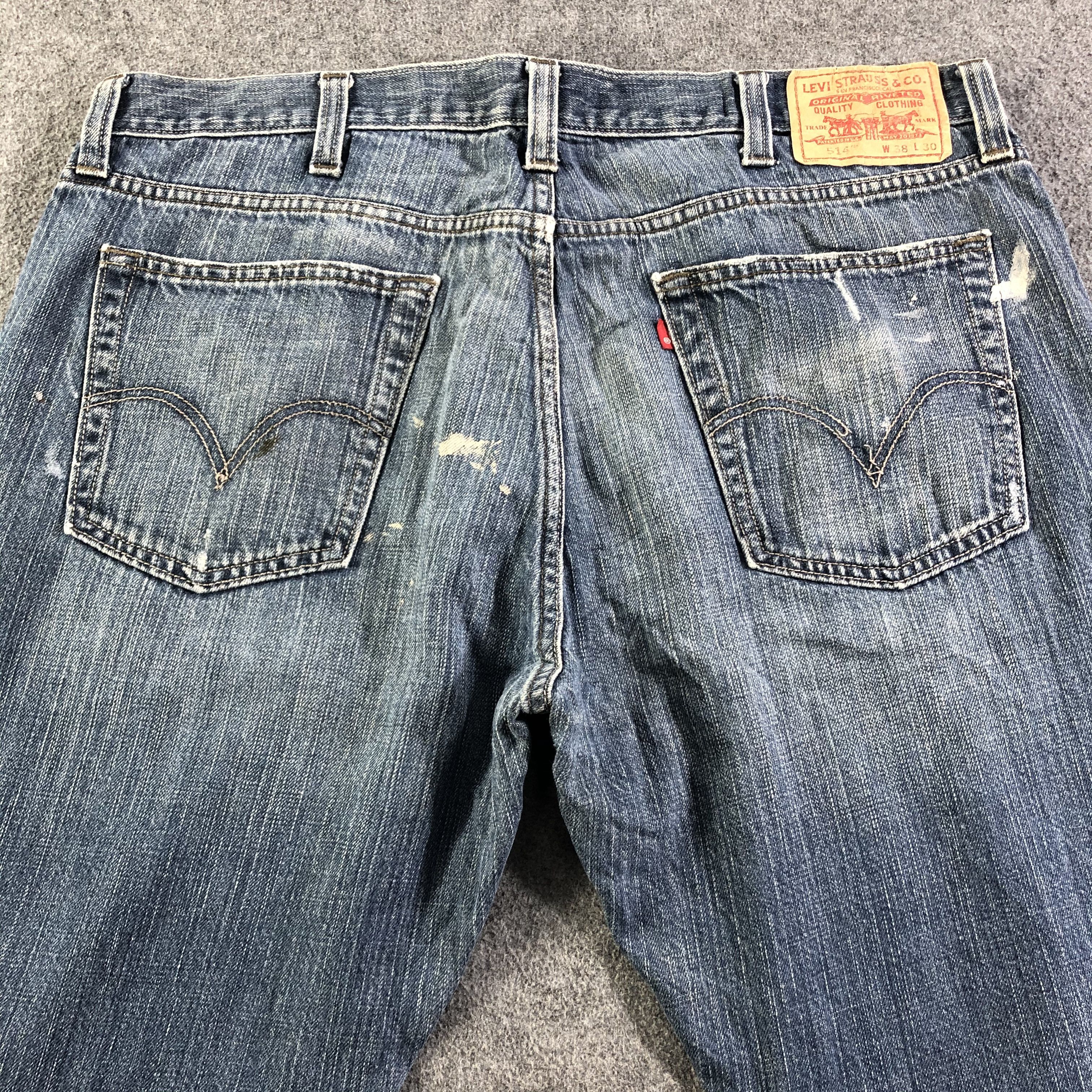 Levi's Vintage Blue Wash Levis 514 Jeans-J3135 Size US 39 - 4 Thumbnail