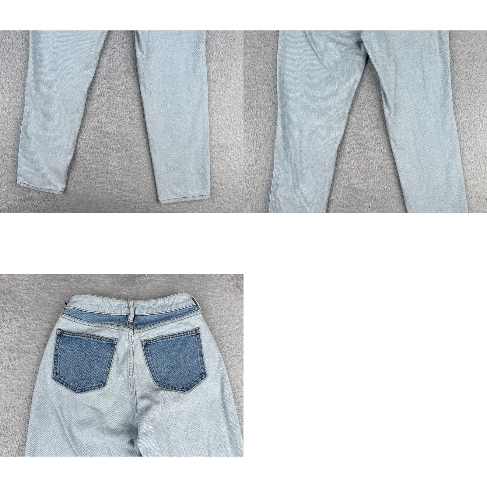 Pacsun Pacsun Jeans Women 24 Blue Denim Skinny Leg Mid Rise Patchwork 100% Cotton Size 42" / US 20 - 10 Thumbnail