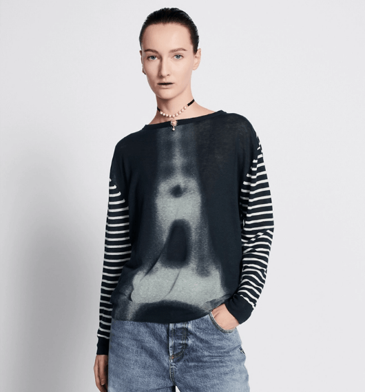 Dior o1w1db10725 424S67 Sweater in Black/Gray Size XL / US 12-14 / IT 48-50 - 4 Thumbnail