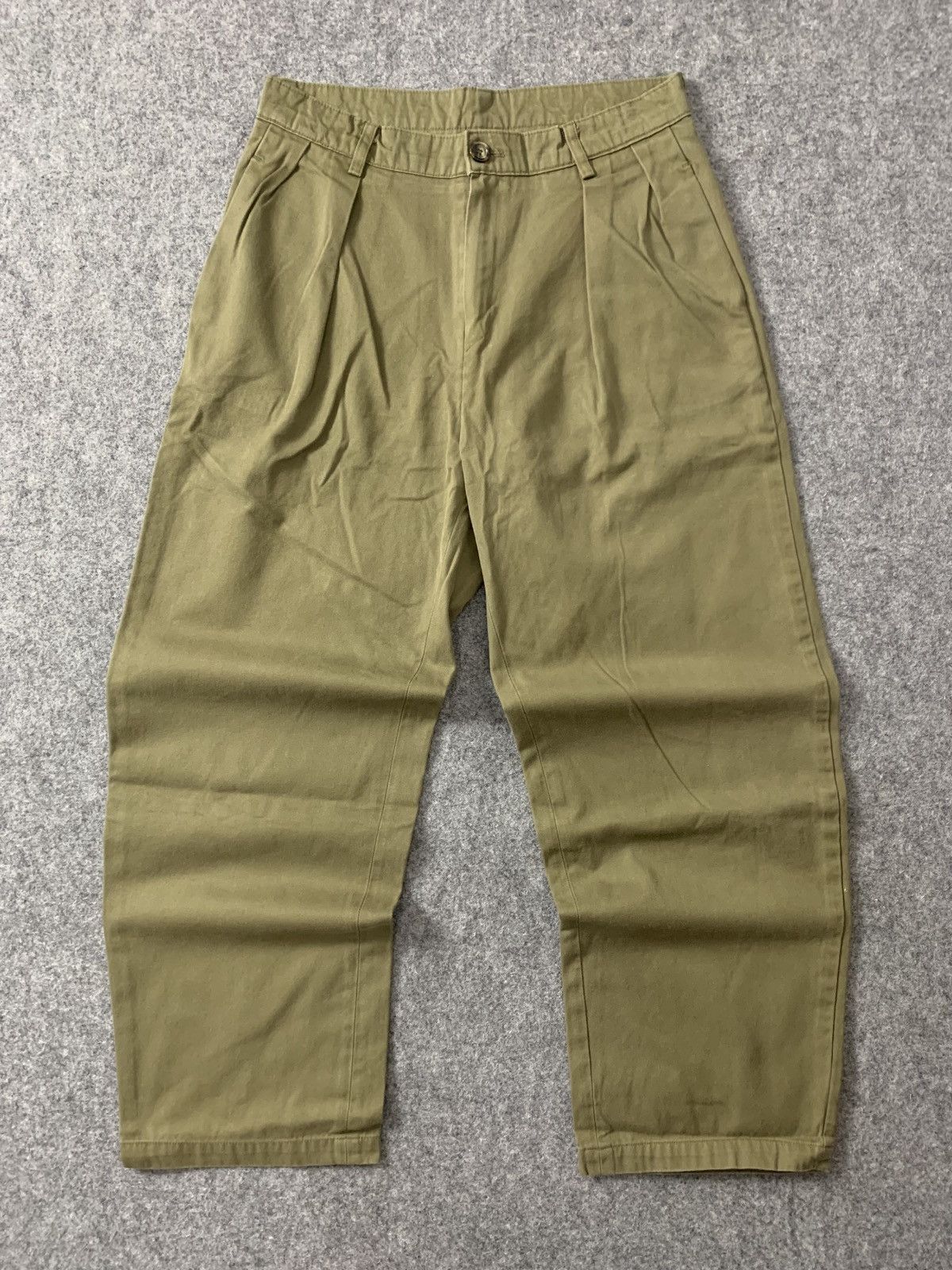 Japanese Brand × Vintage Vintage Green 'Have&Have' Regular Touserspants Size US 30 / EU 46 - 1 Thumbnail