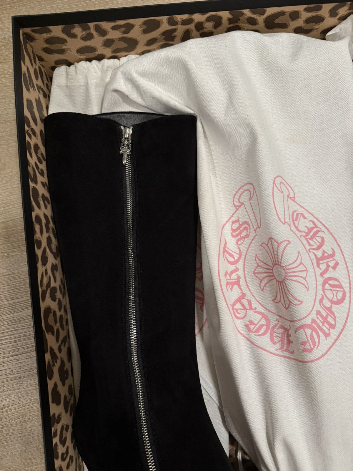 Chrome Hearts Chrome Hearts Sugar Jones Black Velvet Boots Size US 9 / IT 39 - 4 Thumbnail