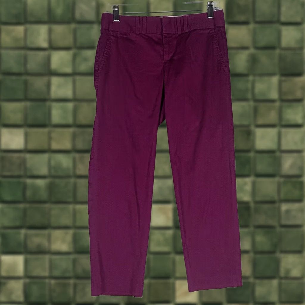 Banana Republic Banana Republic Ryan Fit Ankle Pants Womens Size 2 Pink Stretch Work Formal Pants Size 26" / US 2 / IT 38 - 1 Thumbnail