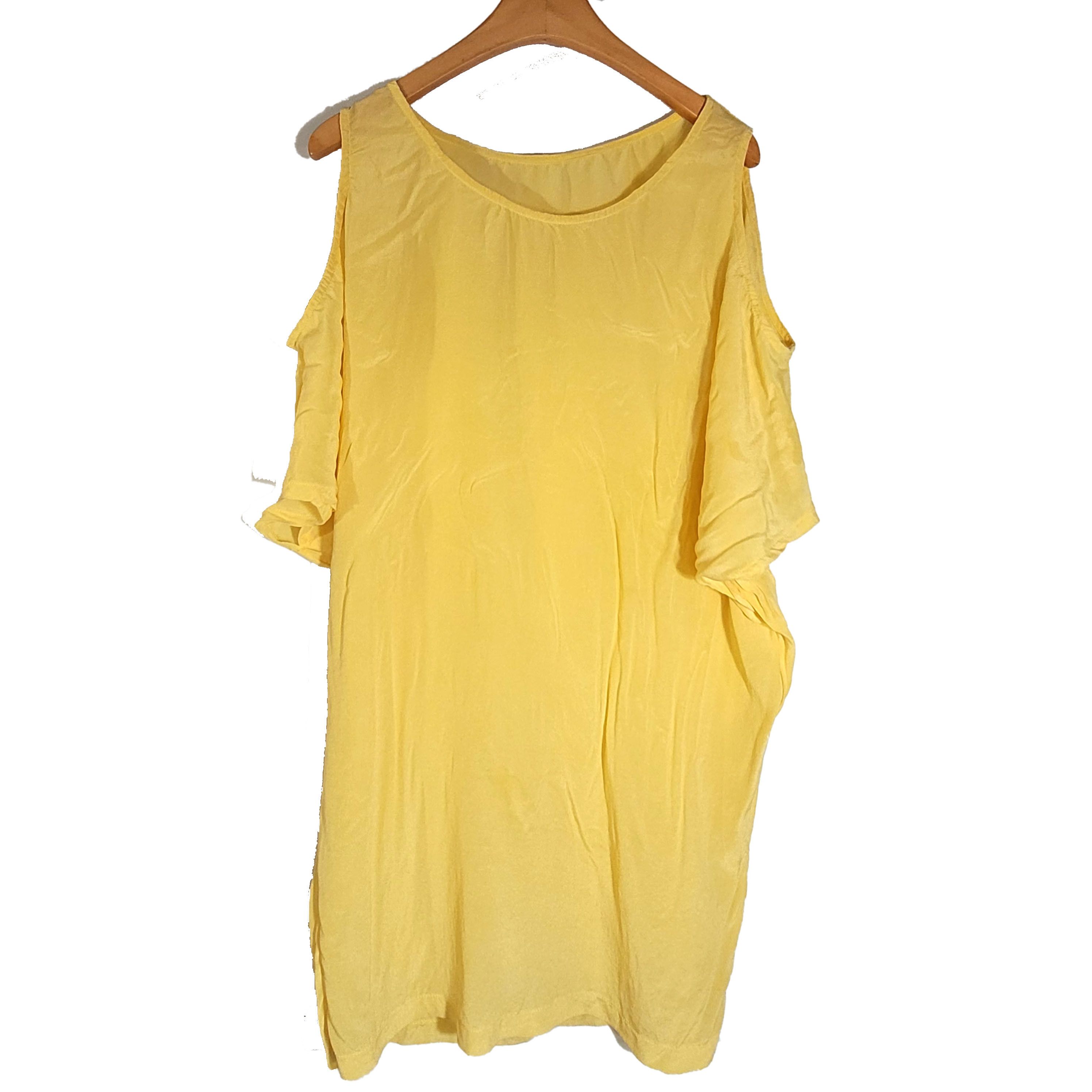 Other Women's 100% Silk Short Sleeve Top T-Shirt SBK120 Size L / US 10 / IT 46 - 1 Thumbnail