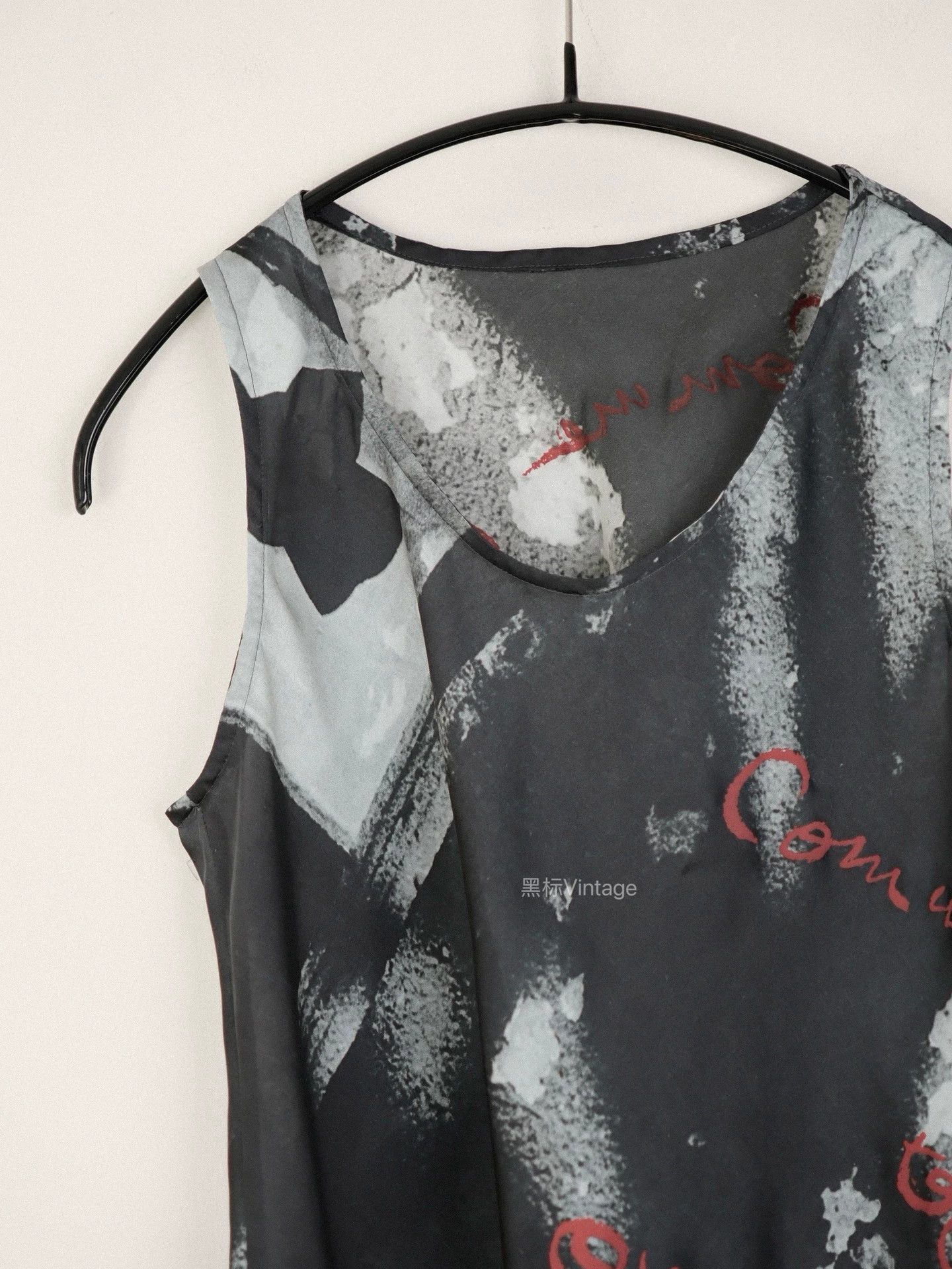 Yohji Yamamoto Yohji Yamamoto YS 21SS Painted Distressed Vest Women 9/10 Size S / US 4 / IT 40 - 2 Thumbnail
