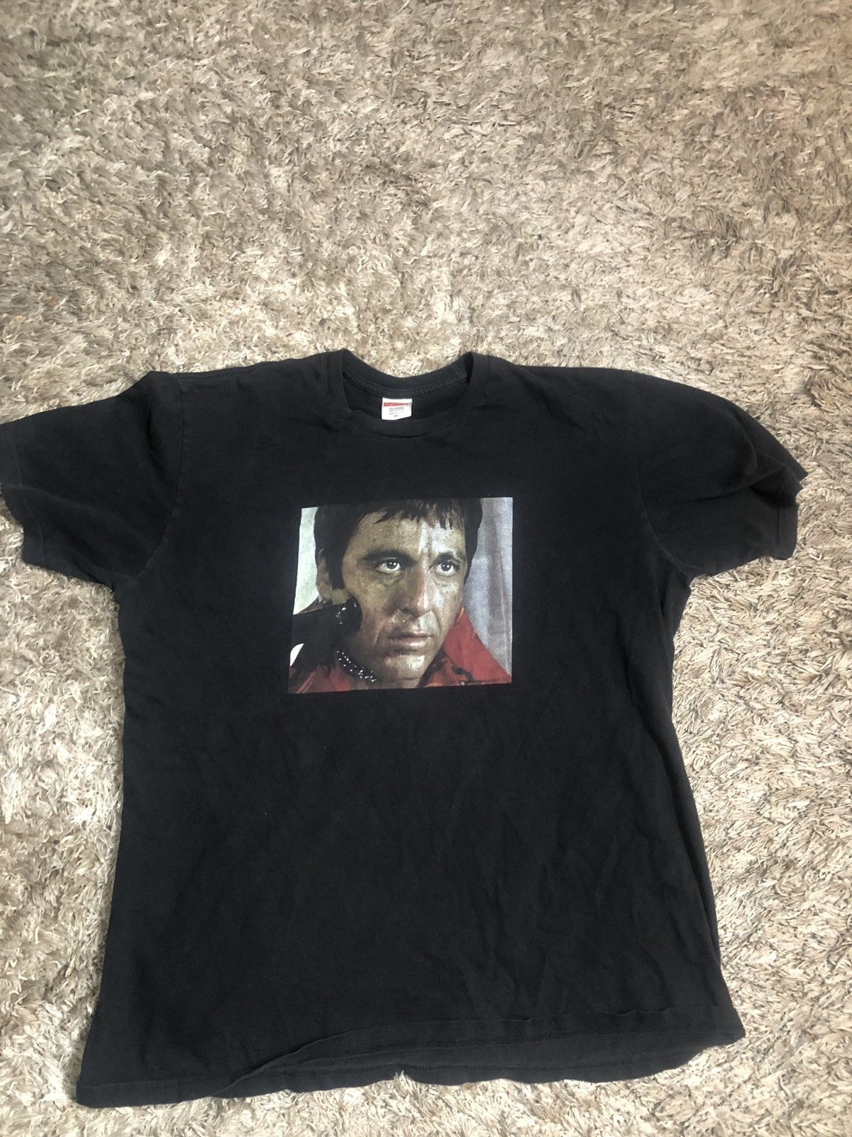 image of Scarface Supreme Tee in Black, Men's (Size XL)