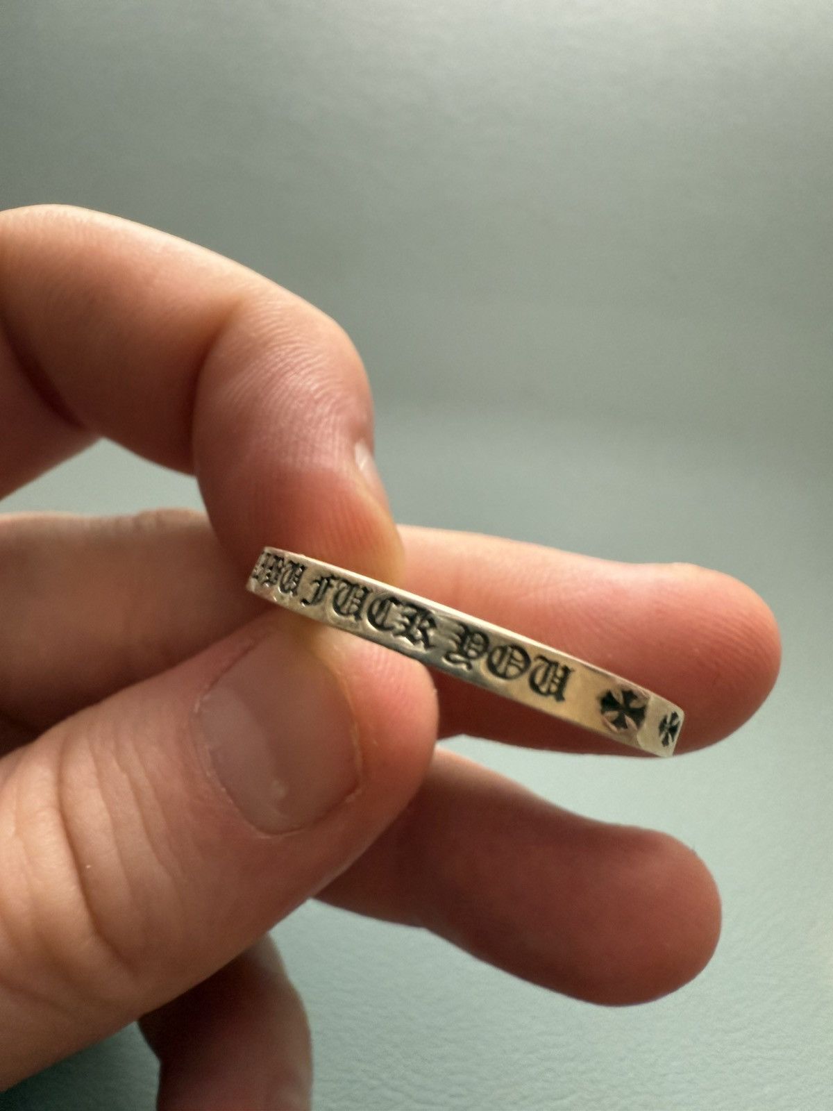 Chrome Hearts Chrome Hearts Malibu Exclusive Fuck You Spacer Ring Size ONE SIZE - 9 Thumbnail
