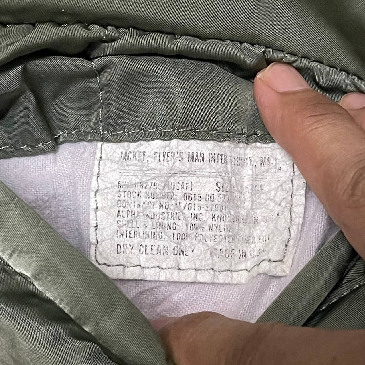 Alpha Industries Vintage Alpha Industries Intermediate Ma1 Bomber Jacket Size US L / EU 52-54 / 3 - 8 Thumbnail