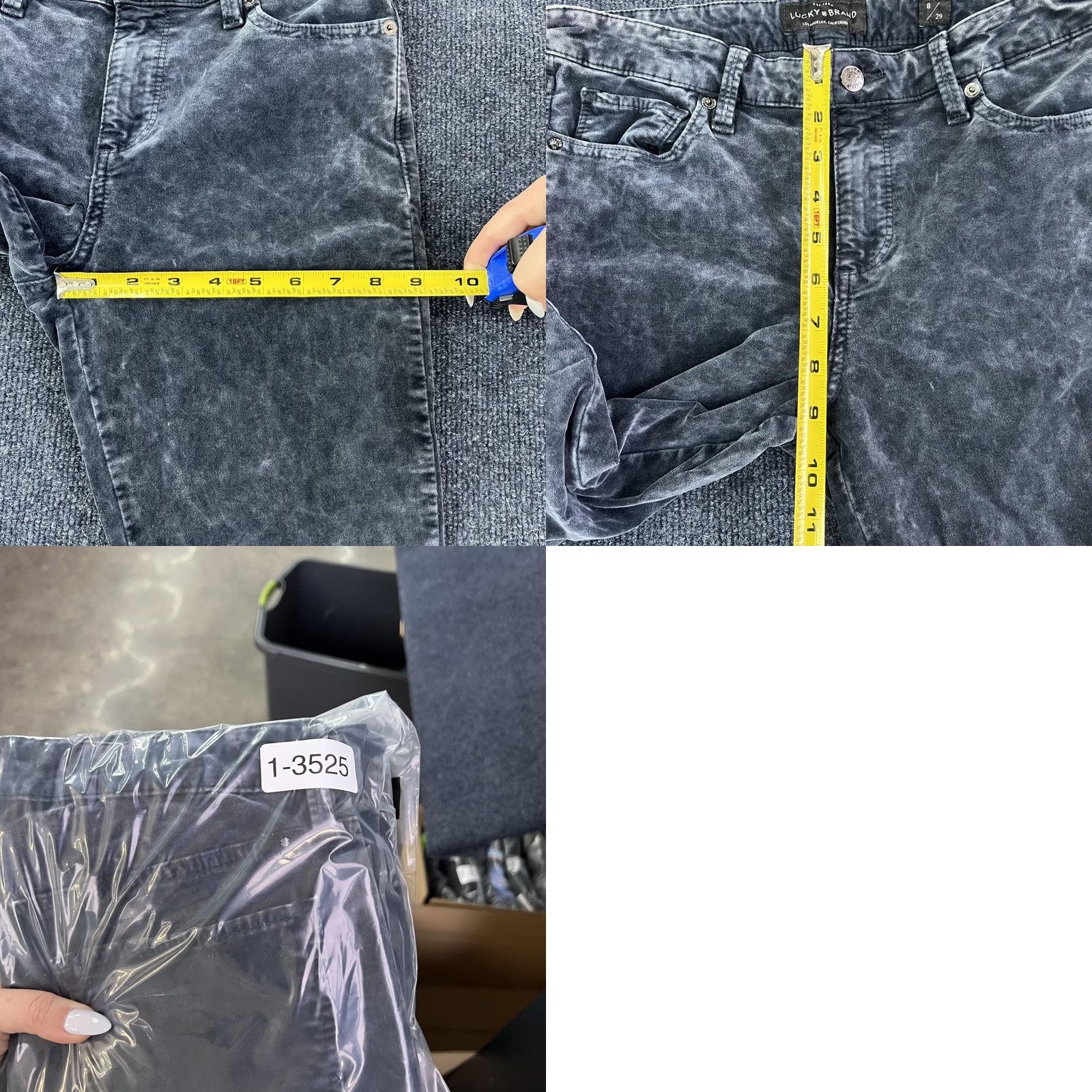 Lucky Brand Lucky Brand Jeggings Womens 8 Gray Brooke Legging Denim Stretch Skinny Casual Everyday Wear Size 30" / US 8 / IT 44 - 9 Thumbnail