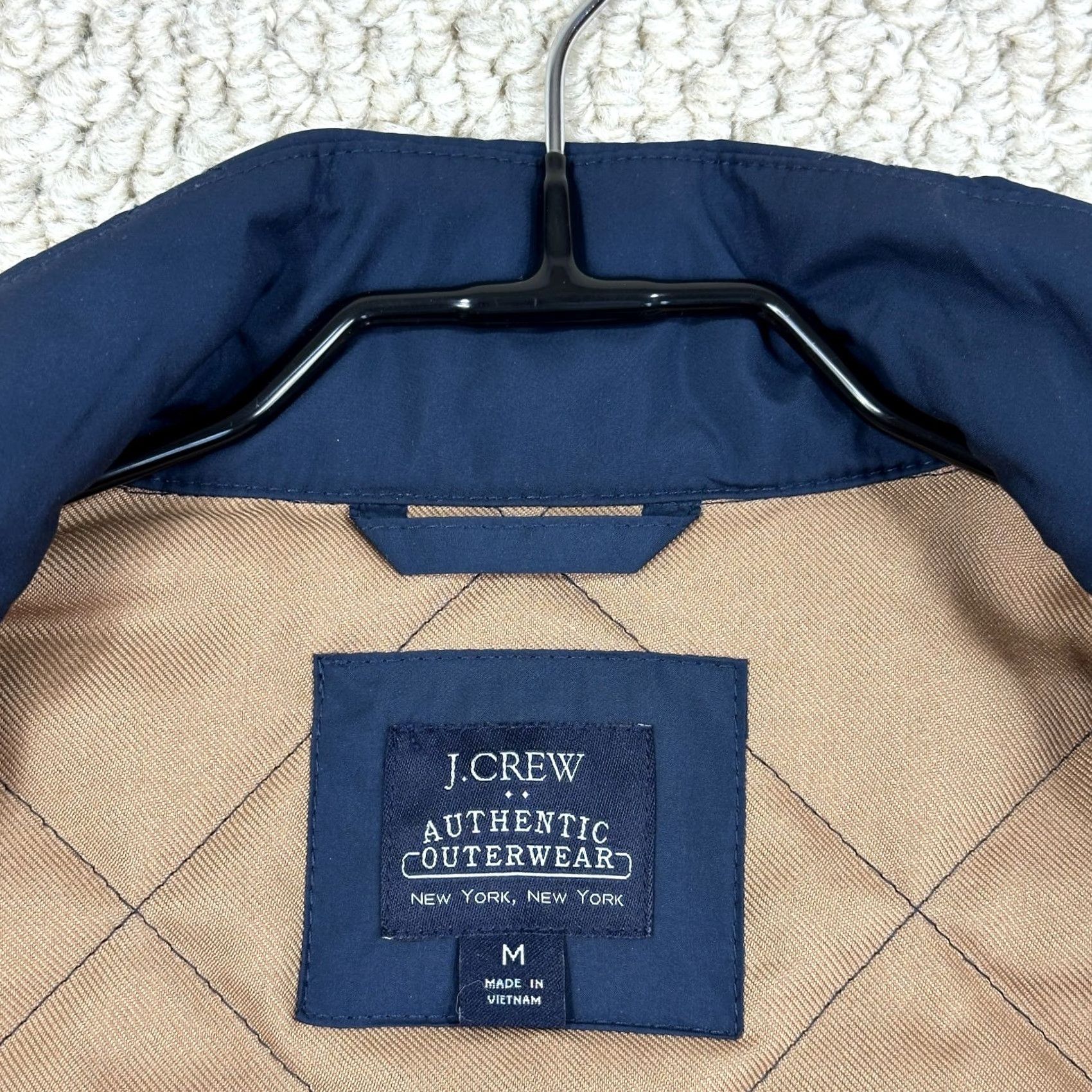J.Crew J.CREW Authentic Outerwear Vest Mens M Navy Quilted Full Zip Outdoor Hike Layer Size US M / EU 48-50 / 2 - 4 Thumbnail