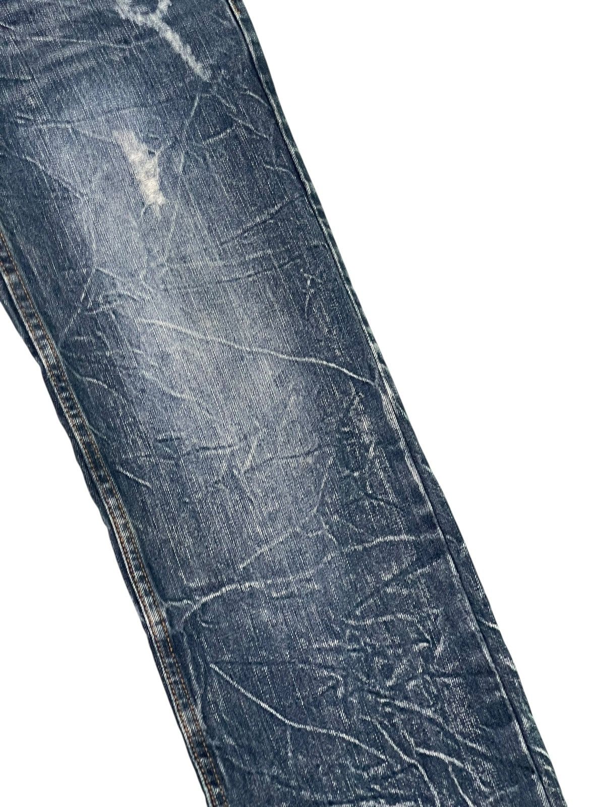 Japanese Brand Double Waist Jeans Nylaus Chrome Dior Erd cdg amiri 2🟦9 Size US 31 - 4 Thumbnail