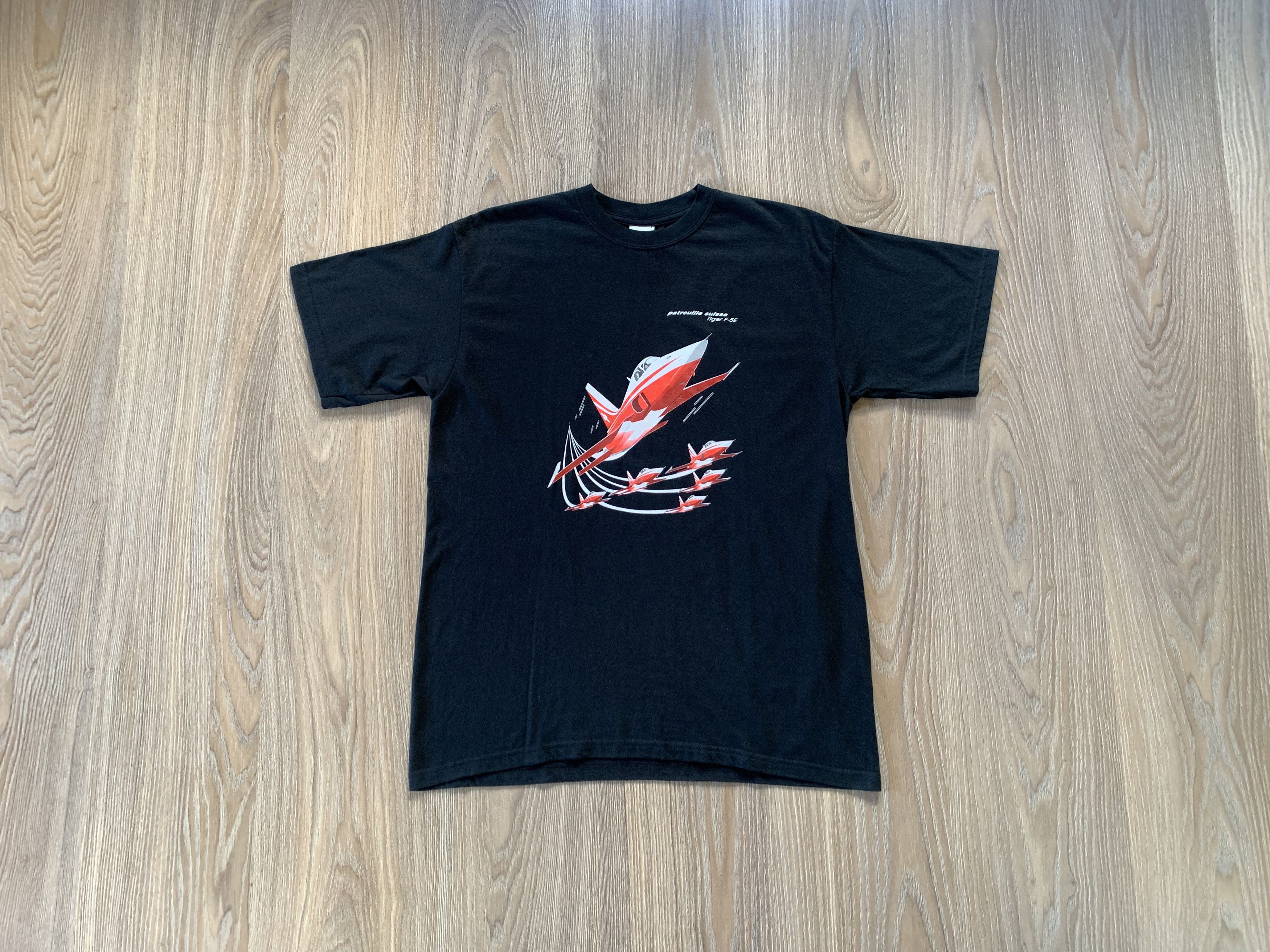 Jerzees × Vintage Vintage Jerzees Tiger F 5E Printed T-Shirt Size US S / EU 44-46 / 1 - 1 Thumbnail