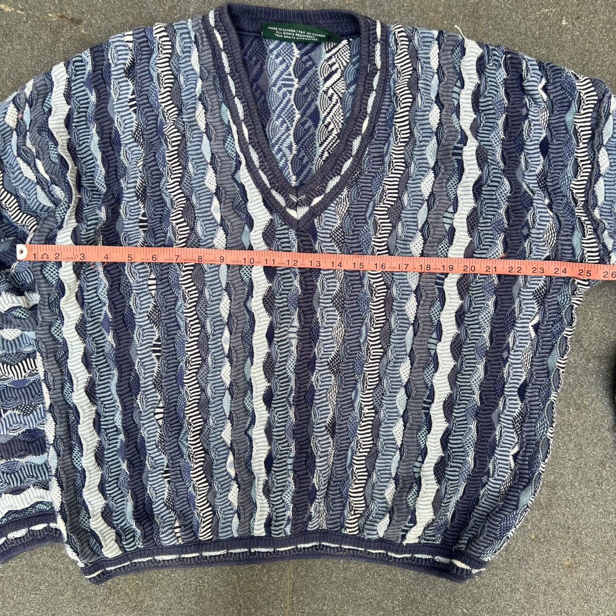 Coogi × Tundra Canada × Vintage COOGI style 3D Cable Knitwear TUNDRA Sweater Size US M / EU 48-50 / 2 - 5 Thumbnail