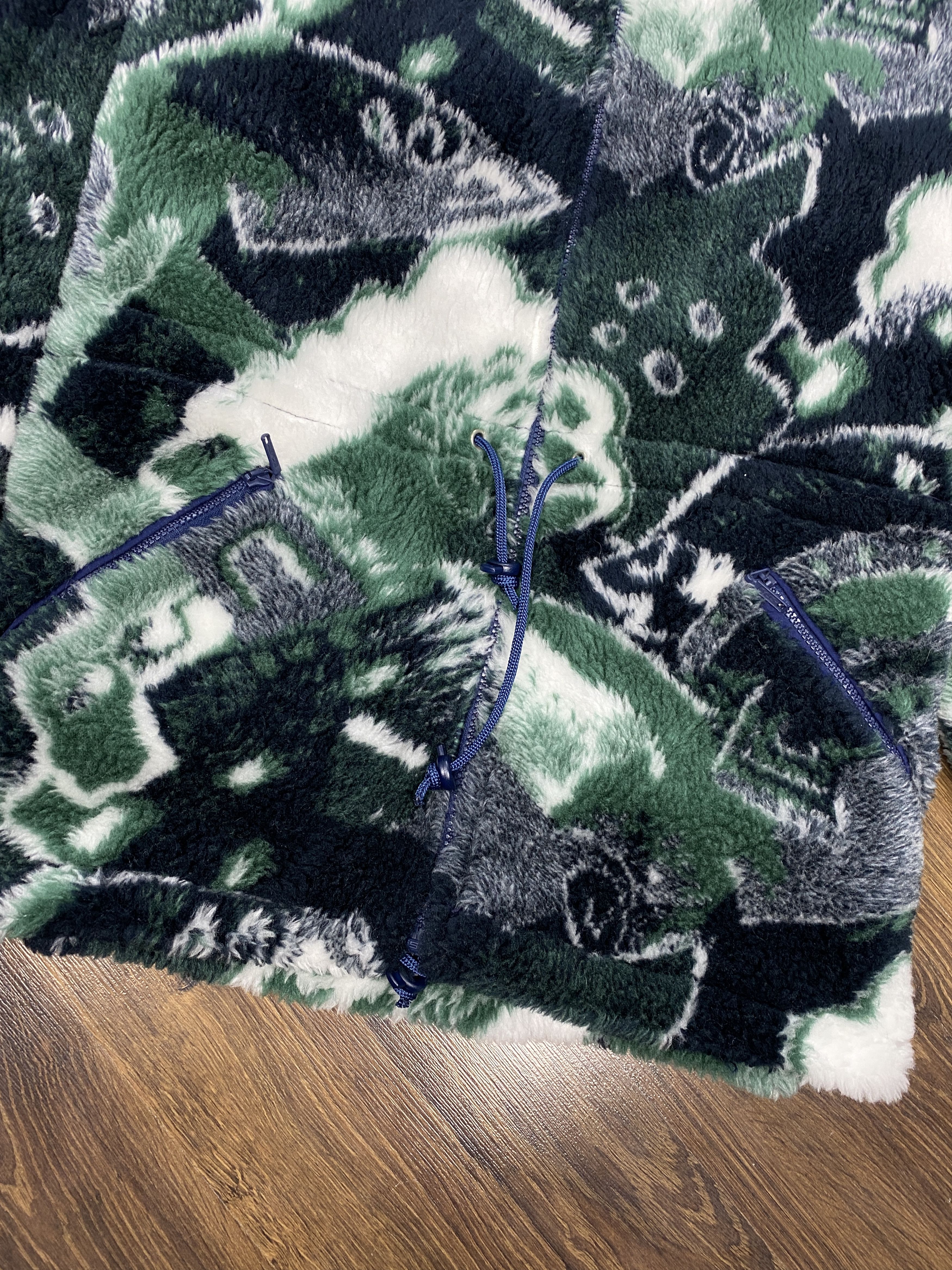 Vintage Abstract print vintage fleece jacket animal Size US L / EU 52-54 / 3 - 3 Thumbnail