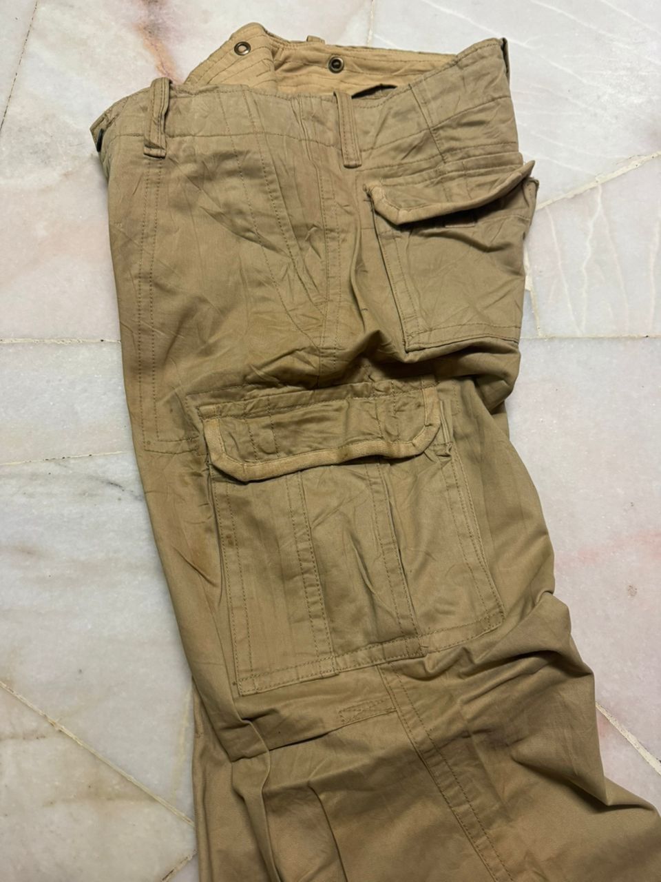 Abercrombie & Fitch Vintage Abercrombie And Fitch Tactical Military Cargo Zipper Size US 31 - 14 Thumbnail