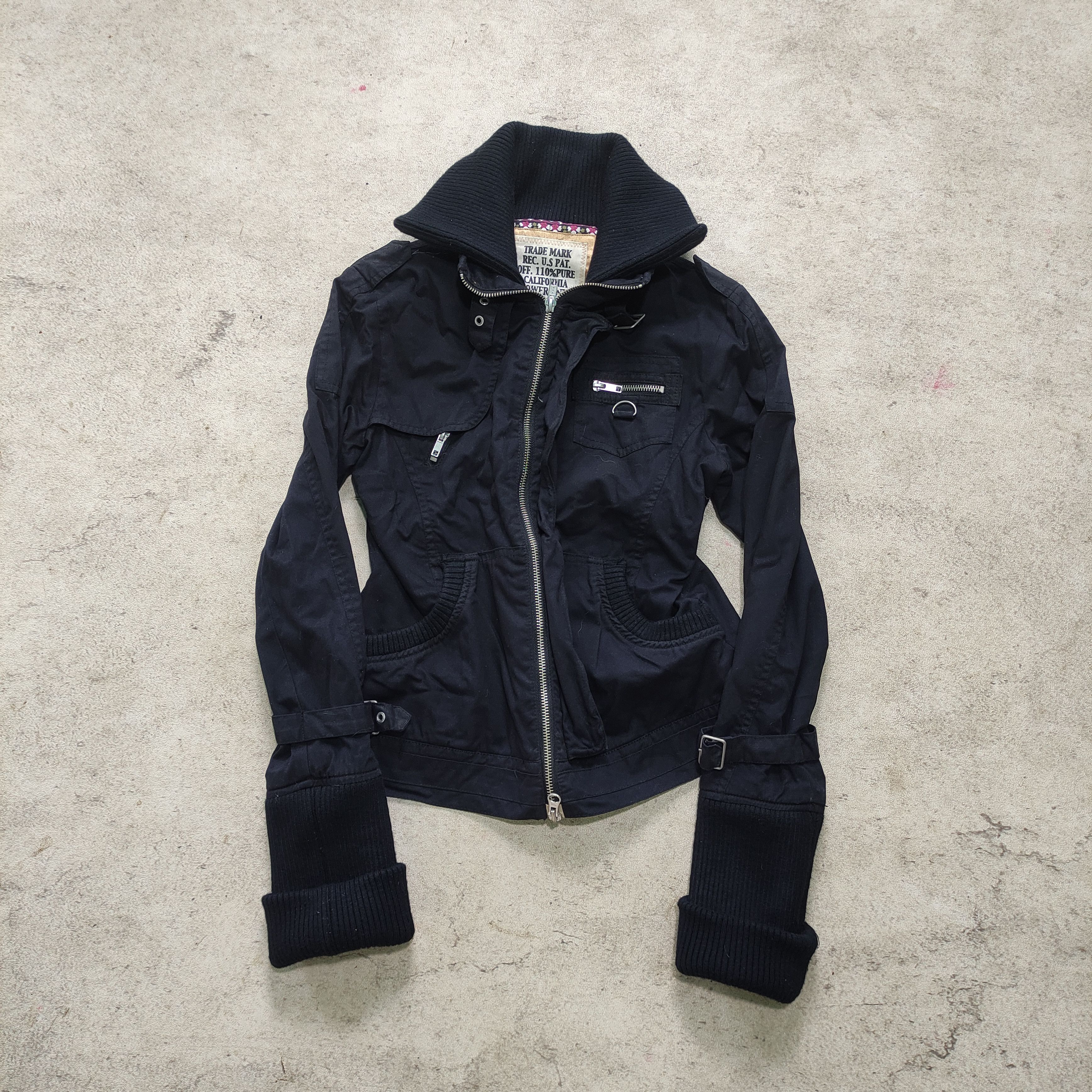 If Six Was Nine VonDutch Bondage Biker Jacket -2000s Size US M / EU 48-50 / 2 - 1 Thumbnail