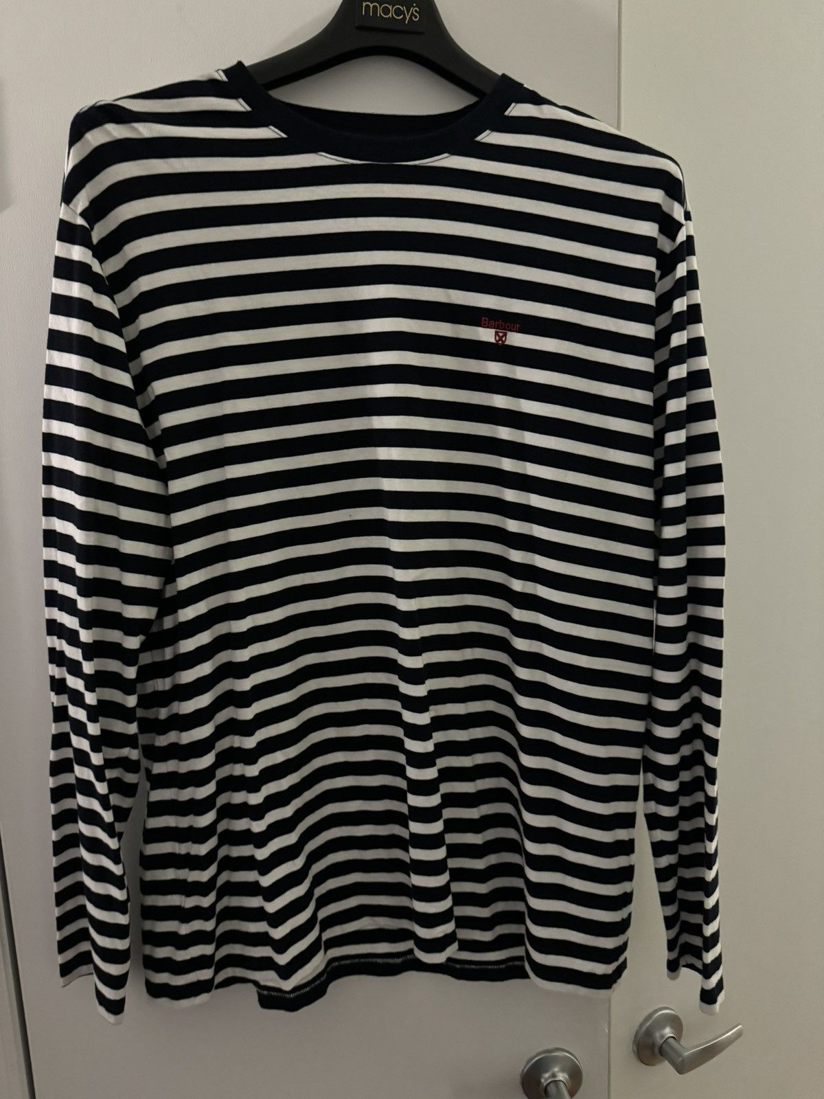 Barbour Barbour XXL Long Sleeve Striped Shirt Size US XXL / EU 58 / 5 - 1 Thumbnail